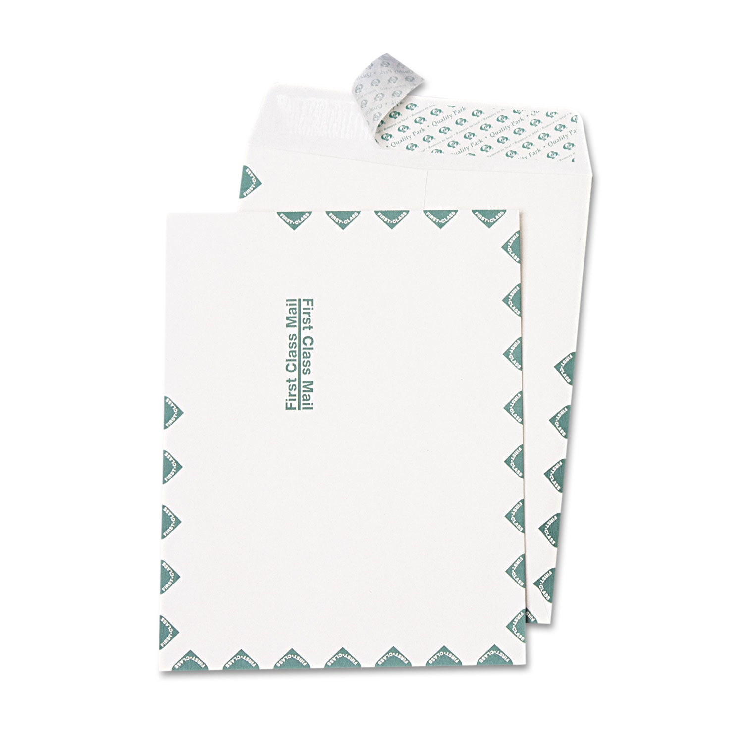 Redi-Strip Catalog Envelope, First Class, #13 1/2, Cheese Blade Flap, Redi-Strip Adhesive Closure, 10 x 13, White, 100/Box -