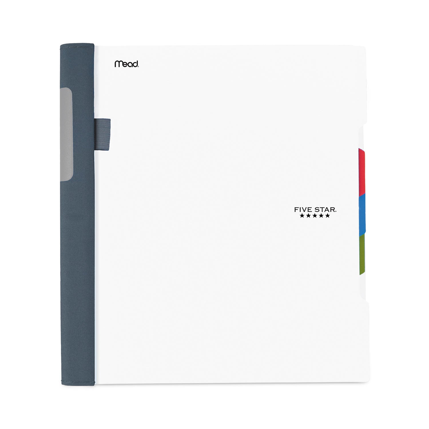 Advance Wirebound Notebook, Six Pockets, 3-Subject, Medium/College Rule, Randomly Assorted Cover Color, (150) 11 x 8.5 Sheets -