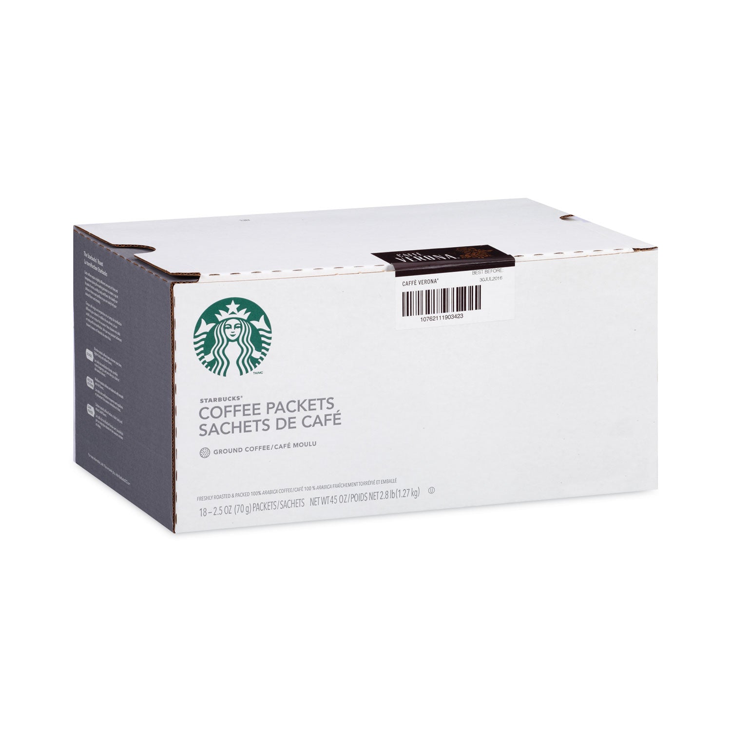 Coffee, Caffe Verona, 2.5 oz Packet, 18/Box -