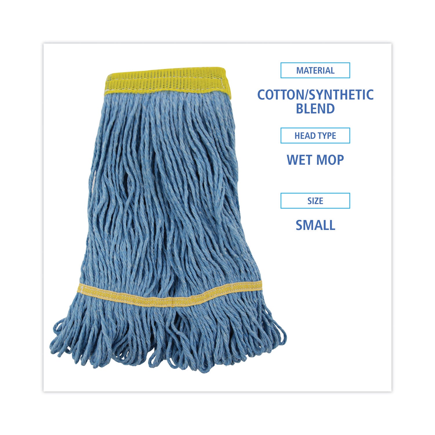 super-loop-wet-mop-head-cotton-synthetic-fiber-5-headband-small-size-blue-12-carton_bwk501bl - 2