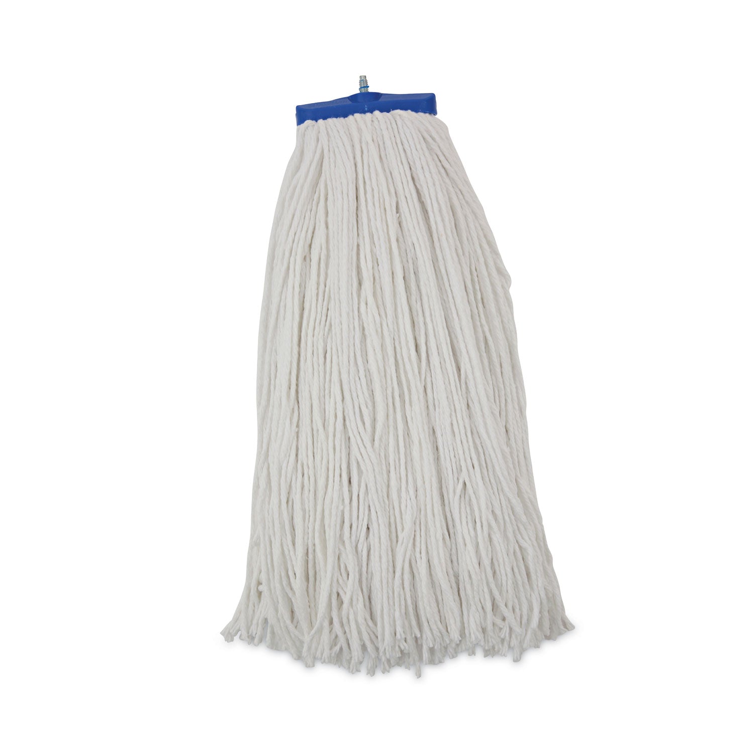 Cut-End Lie-Flat Wet Mop Head, Rayon, 24oz, White, 12/Carton -