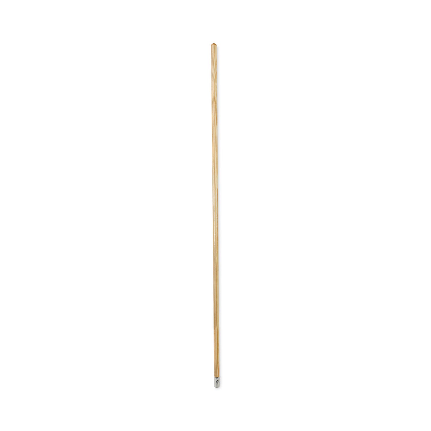 Lie-Flat Screw-In Mop Handle, Lacquered Wood, 1.13" dia x 60", Natural -