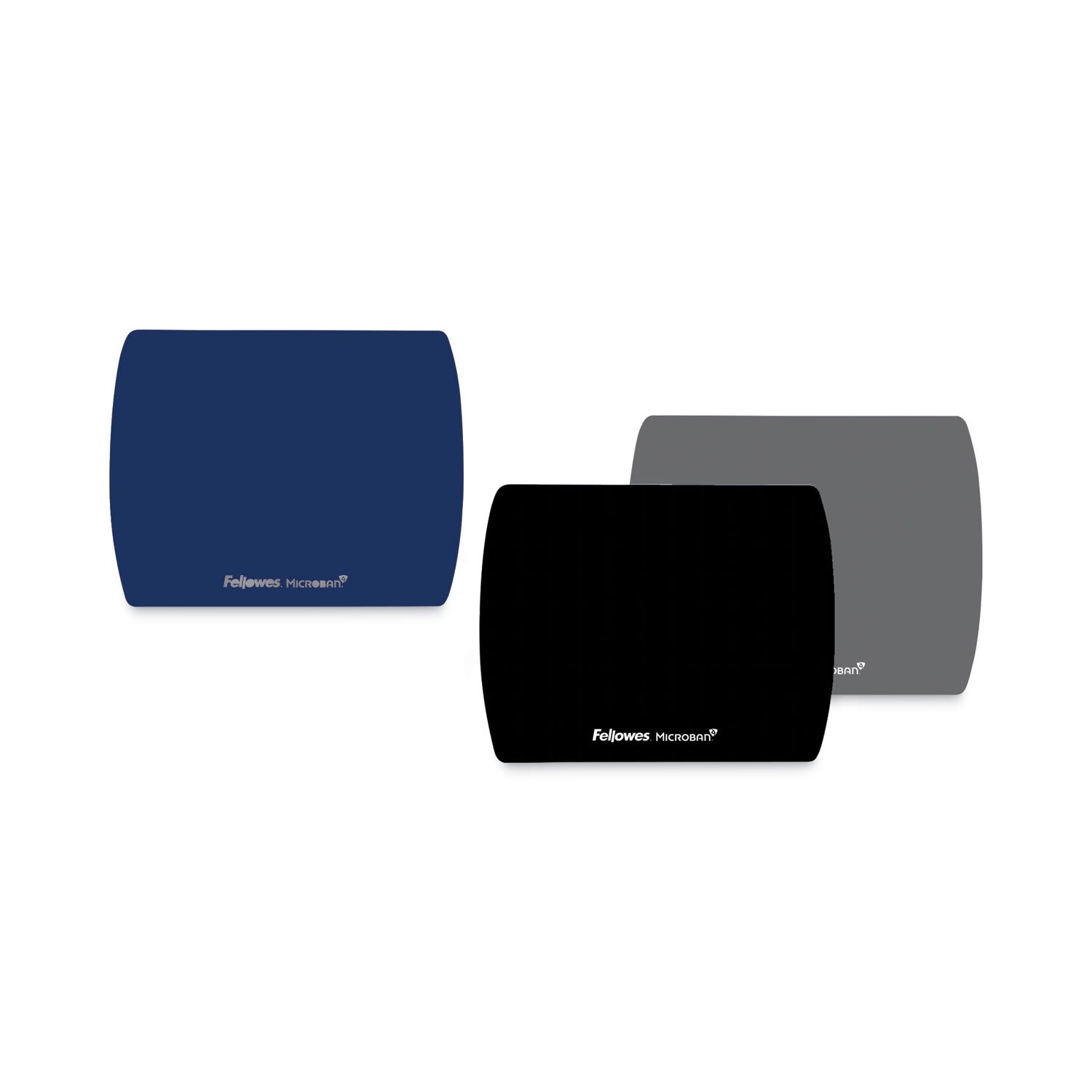 Ultra Thin Mouse Pad with Microban Protection, 9 x 7, Black -