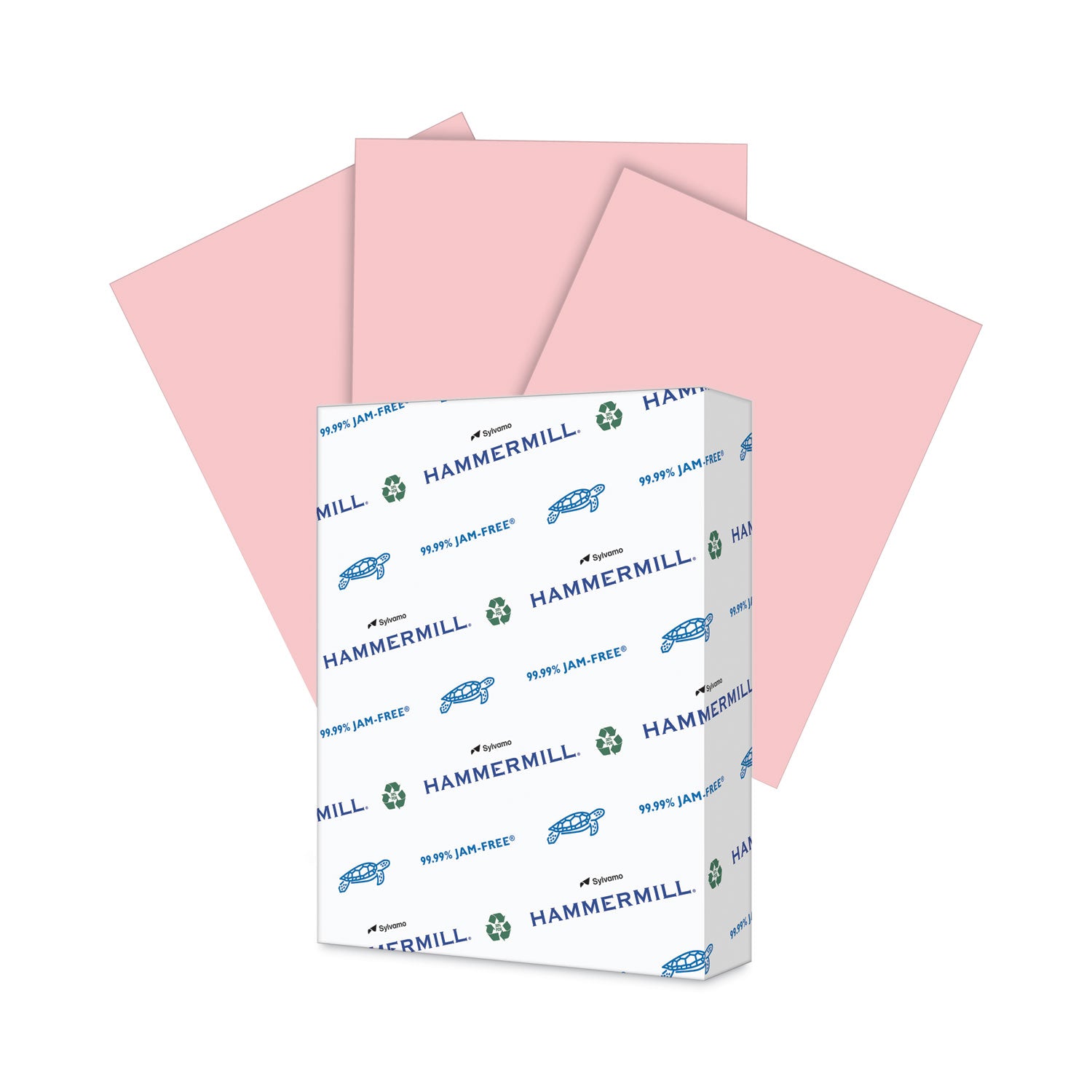 Colors Print Paper, 20 lb Bond Weight, 8.5 x 11, Pink, 500/Ream -