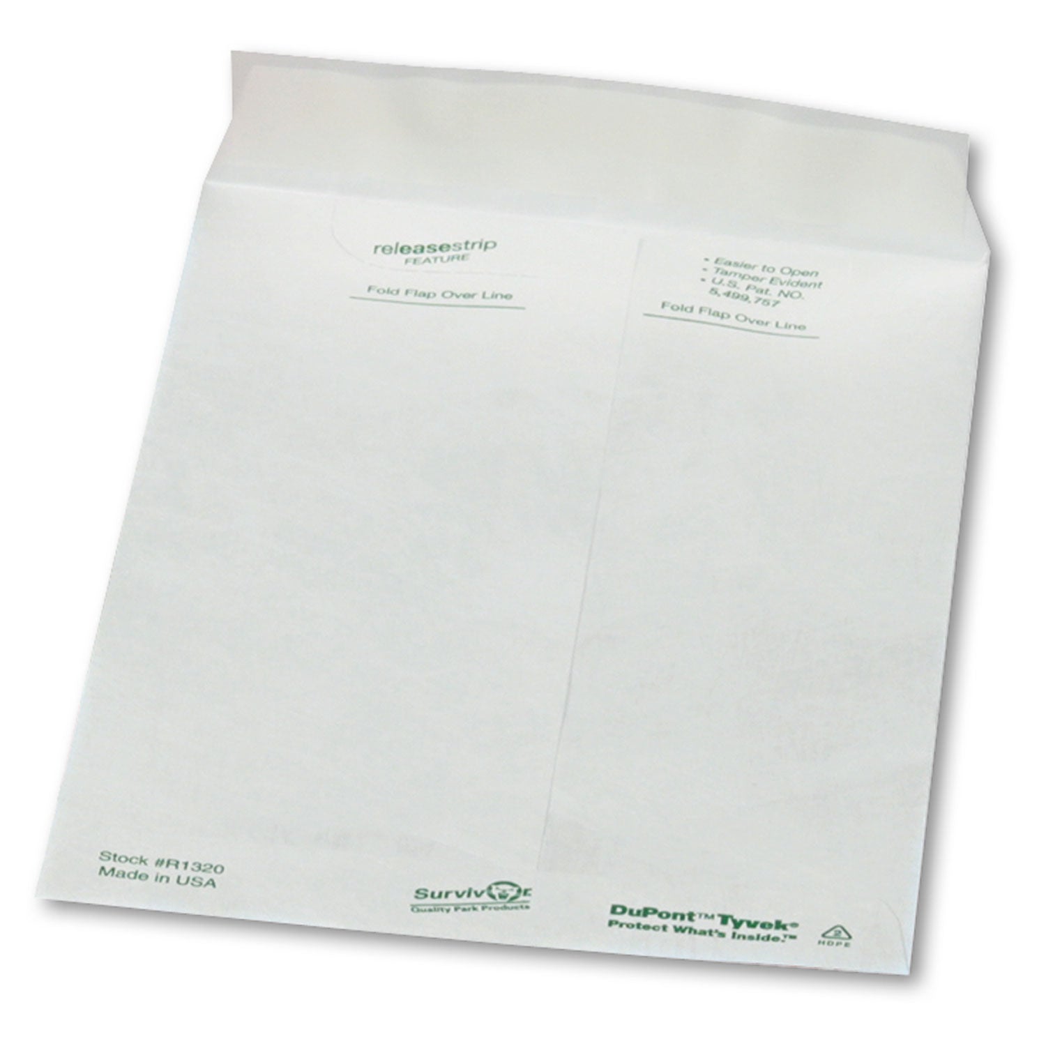 Lightweight 14 lb Tyvek Catalog Mailers, #6 1/2, Square Flap, Redi-Strip Adhesive Closure, 6 x 9, White, 100/Box -