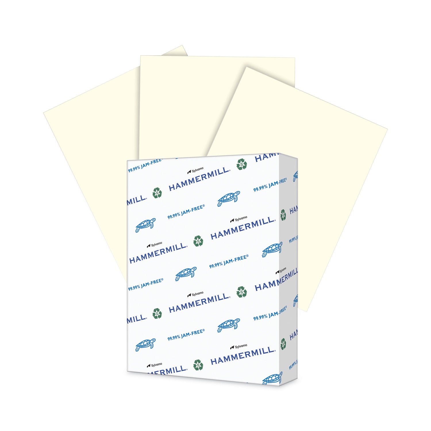 Colors Print Paper, 20 lb Bond Weight, 8.5 x 11, Cream, 500/Ream -
