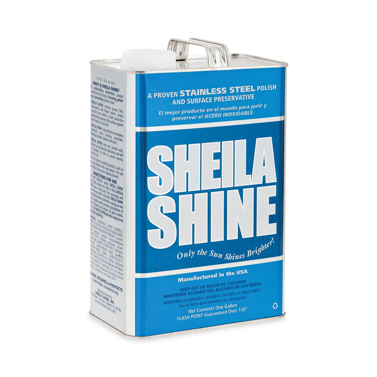 Stainless Steel Cleaner and Polish, 1 gal Can, 4/Carton -
