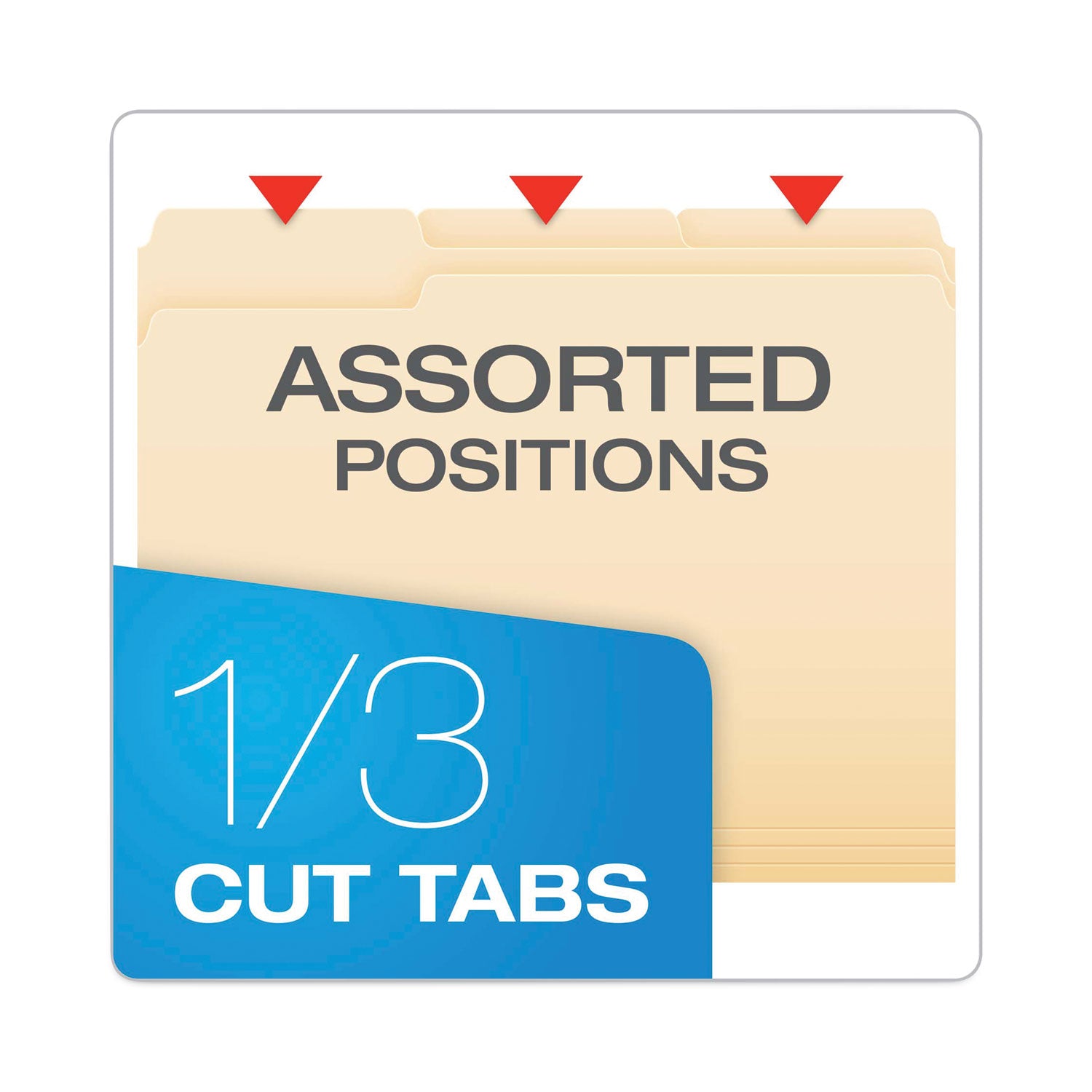 hanging-file-folder-combo-kit-letter-size-25-1-5-cut-standard-green-hanging-folders-50-1-3-cut-manila-file-folders_pfx99200ee - 2