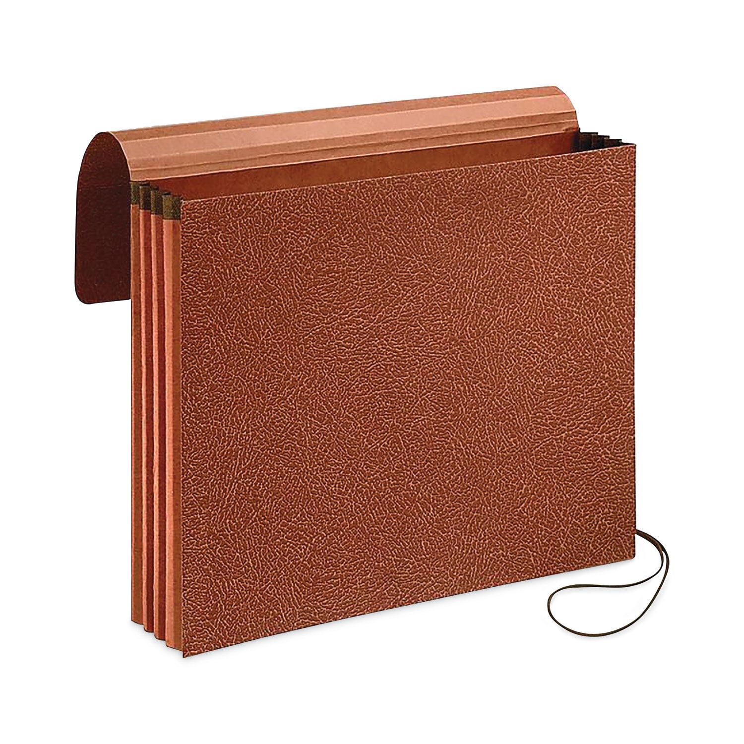 earthwise-by-pendaflex-reinforced-recycled-expanding-wallet-525-exp-1-section-elastic-cord-closure-letter-size-redrope_pfxe1073gea - 2