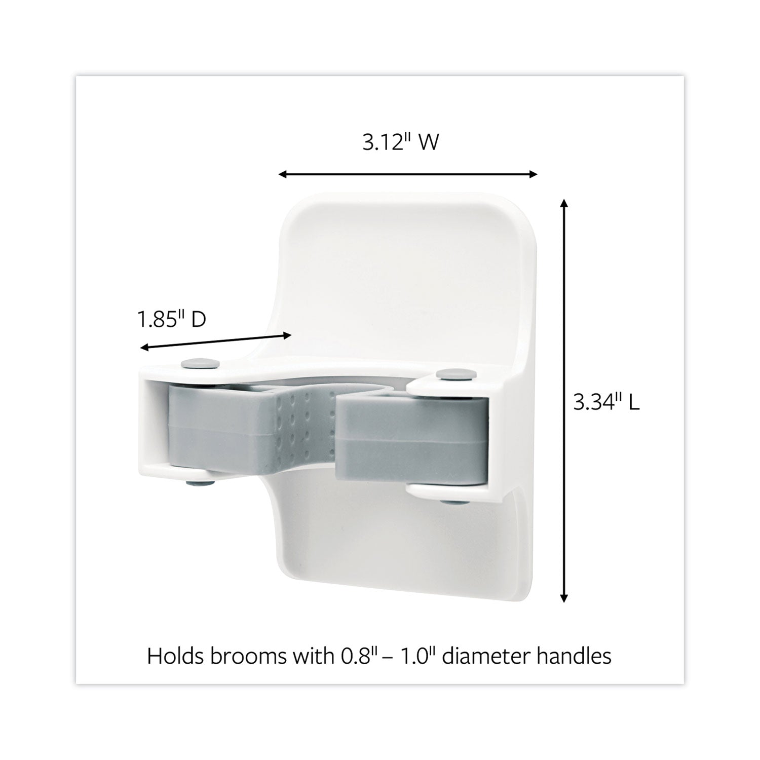 broom-gripper-312w-x-185d-x-334h-white-gray-6-grippers-16-strips-pack_mmm17007s6na - 2
