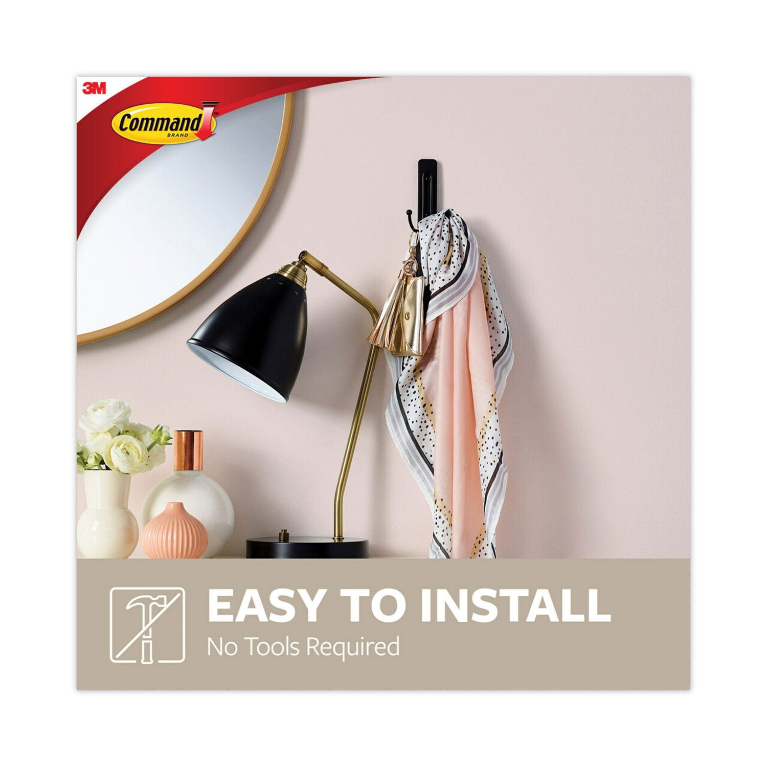 adhesive-mount-metal-hook-large-double-hook-matte-black-finish-4-lb-capacity-1-hook-and-1-strip-pack_mmm17036mbes - 2