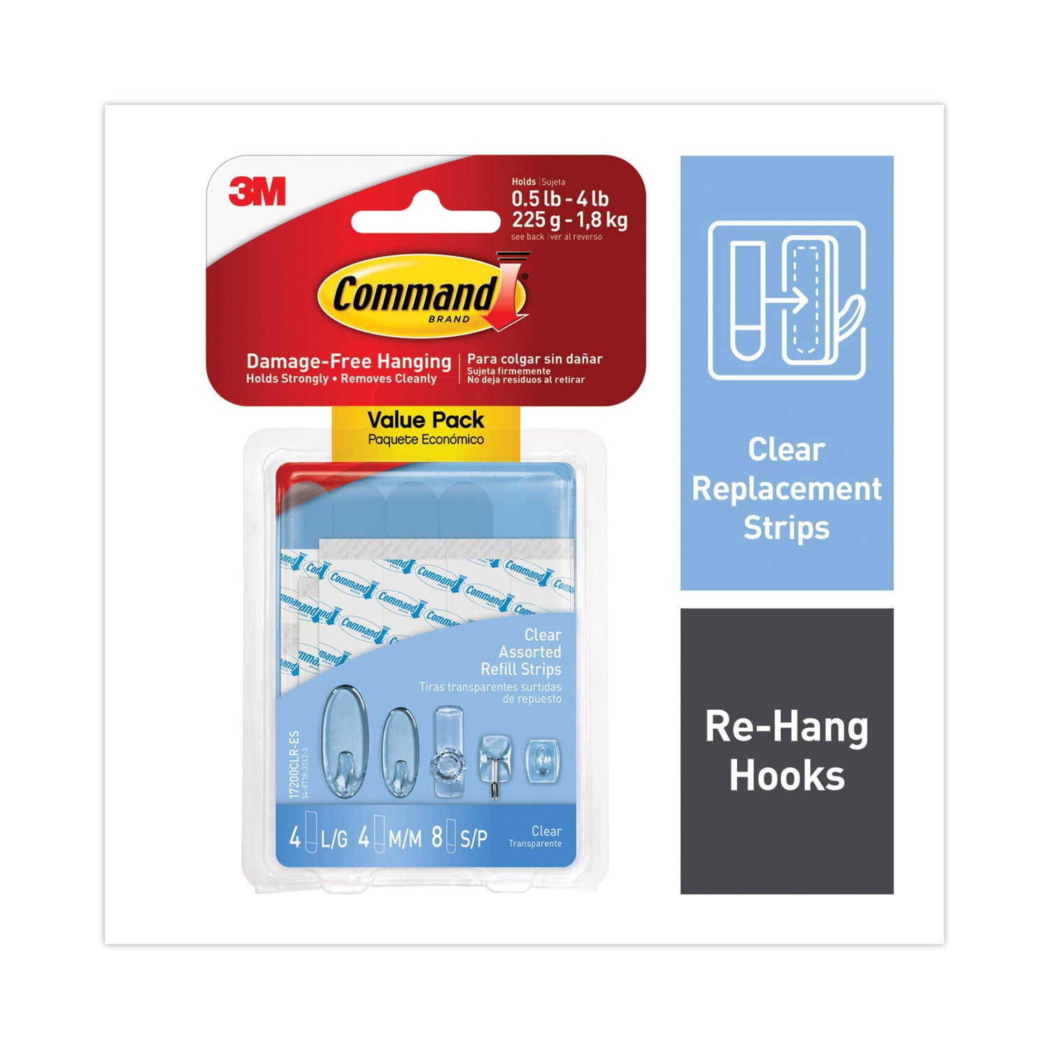assorted-refill-strips-removable-8-small-075-x-175-4-medium-075-x-275-4-large-075-x-375-clear-16-pack_mmm17200clres - 2