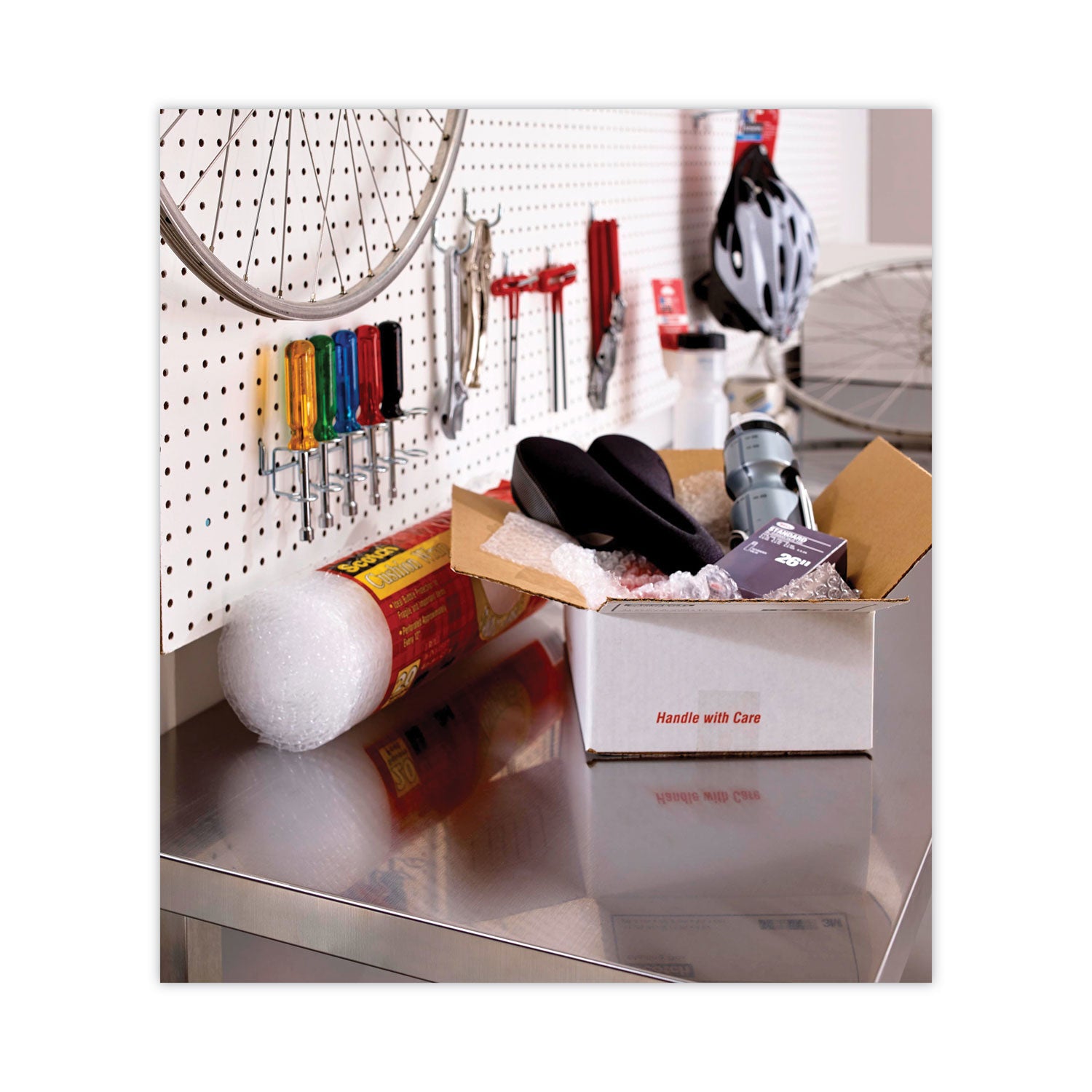 3750 Commercial Grade Packaging Tape, 3" Core, 1.88" x 54.6 yds, Clear, 6/Pack -