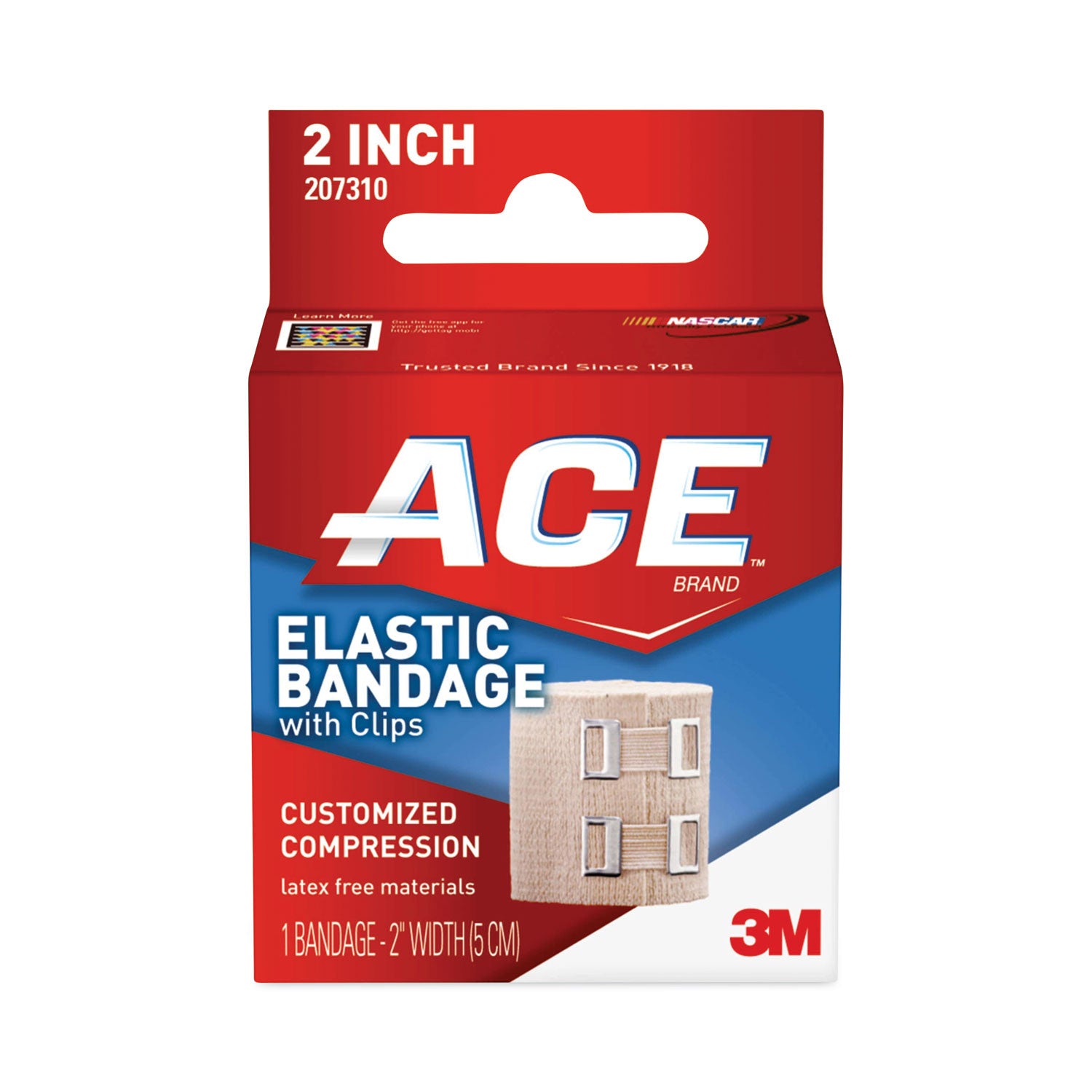 Elastic Bandage with E-Z Clips, 2 x 50 -