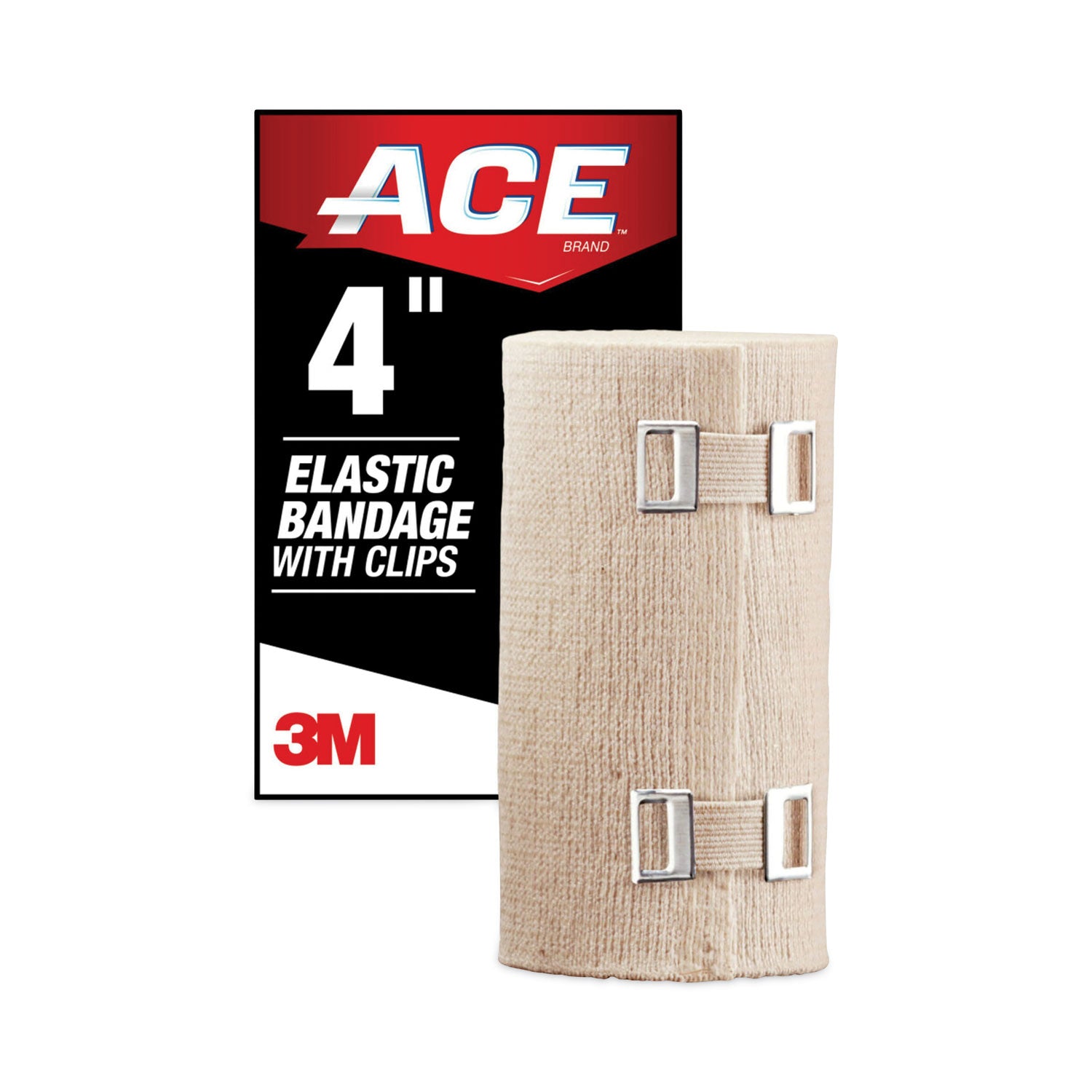 Elastic Bandage with E-Z Clips, 4 x 64 -