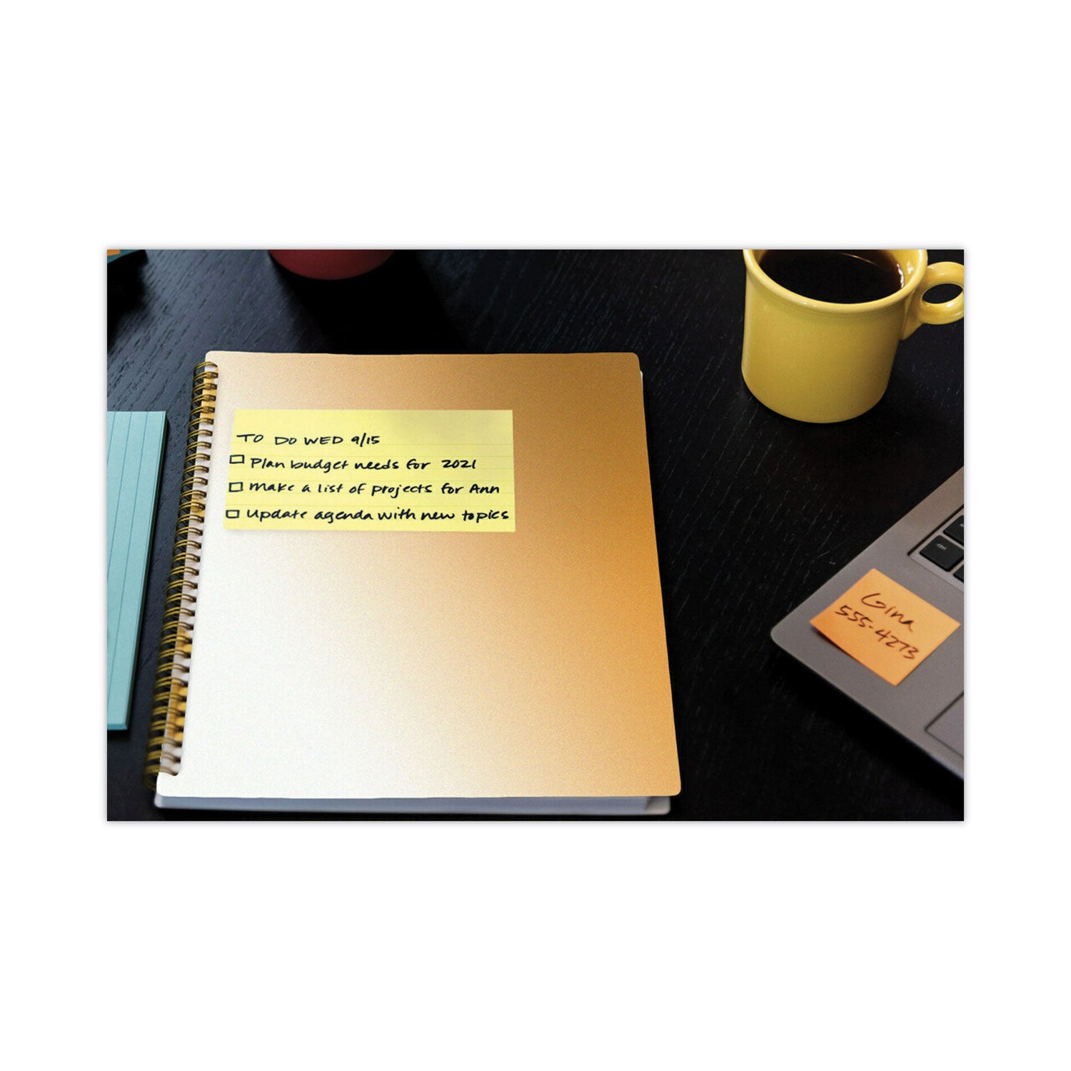 Original Canary Yellow Pop-up Refill, 3" x 5", Canary Yellow, 100 Sheets/Pad, 12 Pads/Pack -