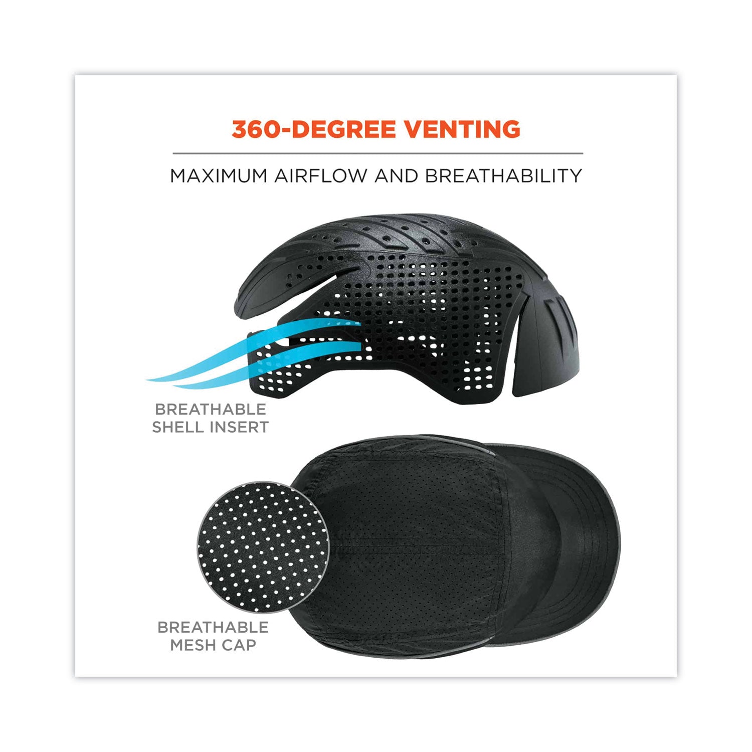 skullerz-8955-lightweight-bump-cap-hat-micro-brom-black-ships-in-1-3-business-days_ego23362 - 2