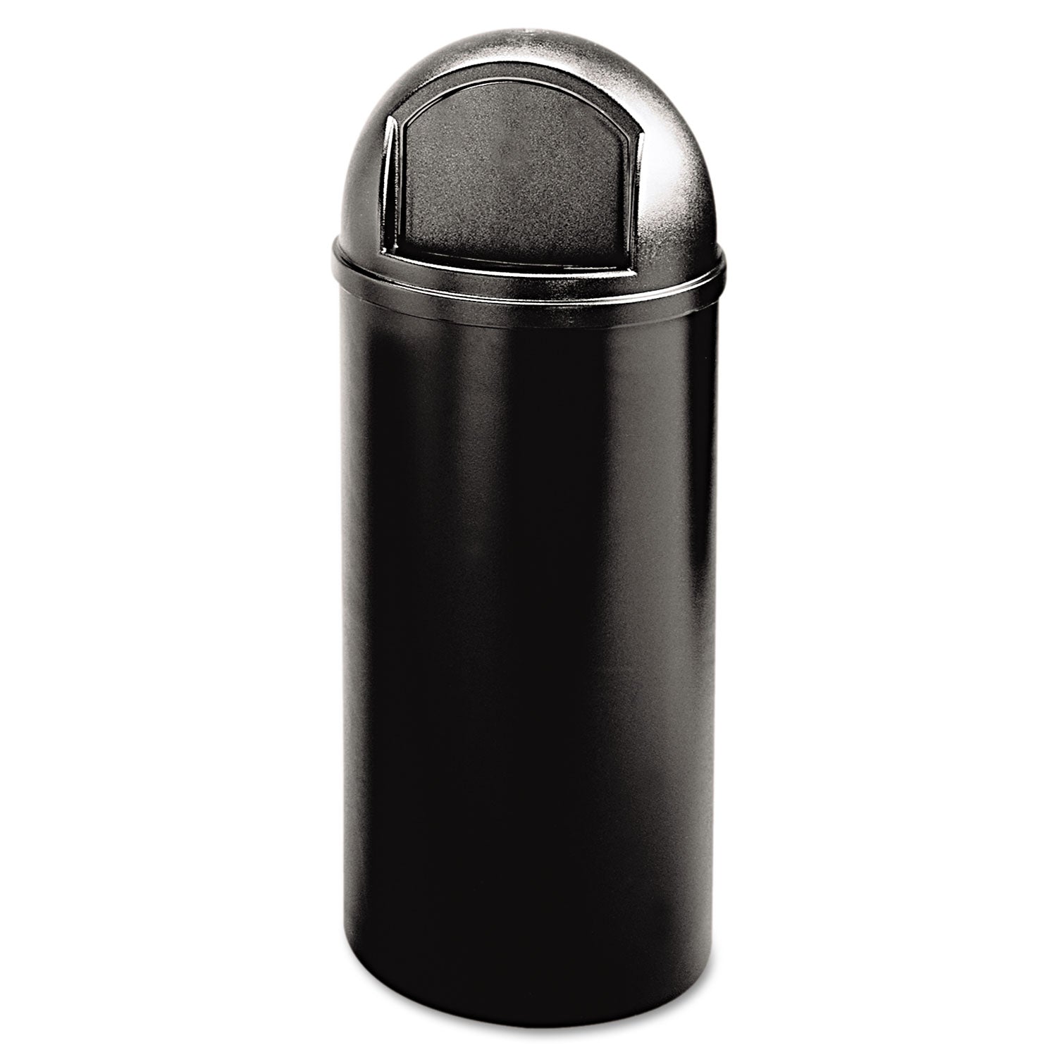 Marshal Classic Container, 15 gal, Plastic, Black -