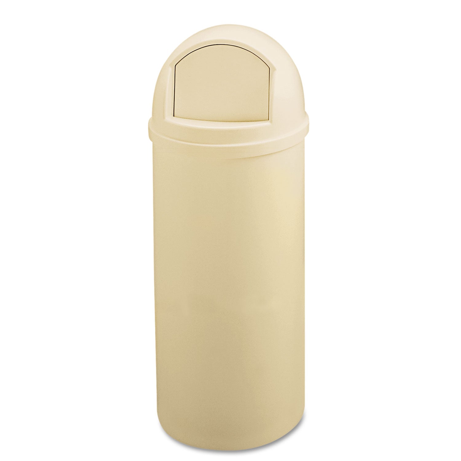 Marshal Classic Container, 25 gal, Plastic, Beige -