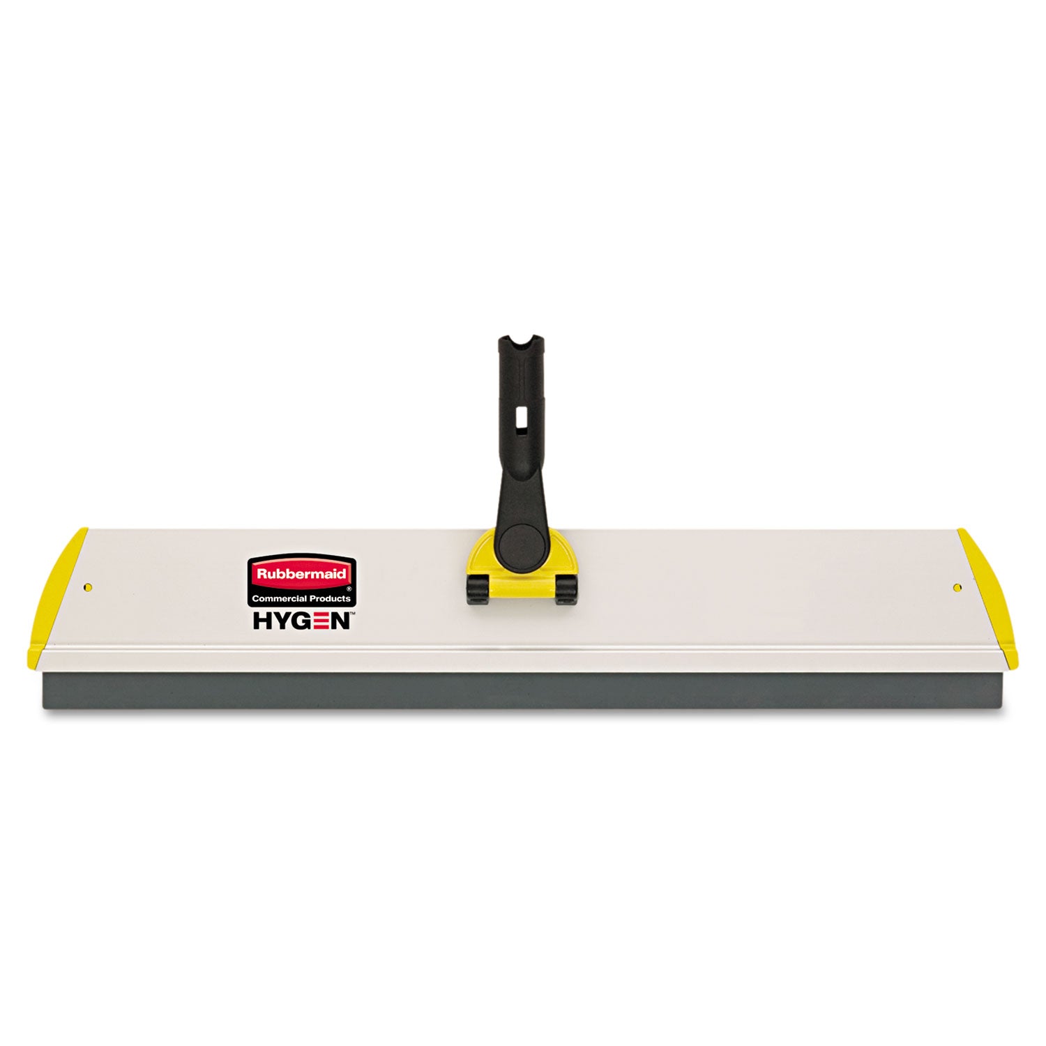 HYGEN Quick Connect S-S Frame, Squeegee, 24w x 4 1/2d, Aluminum, Yellow -