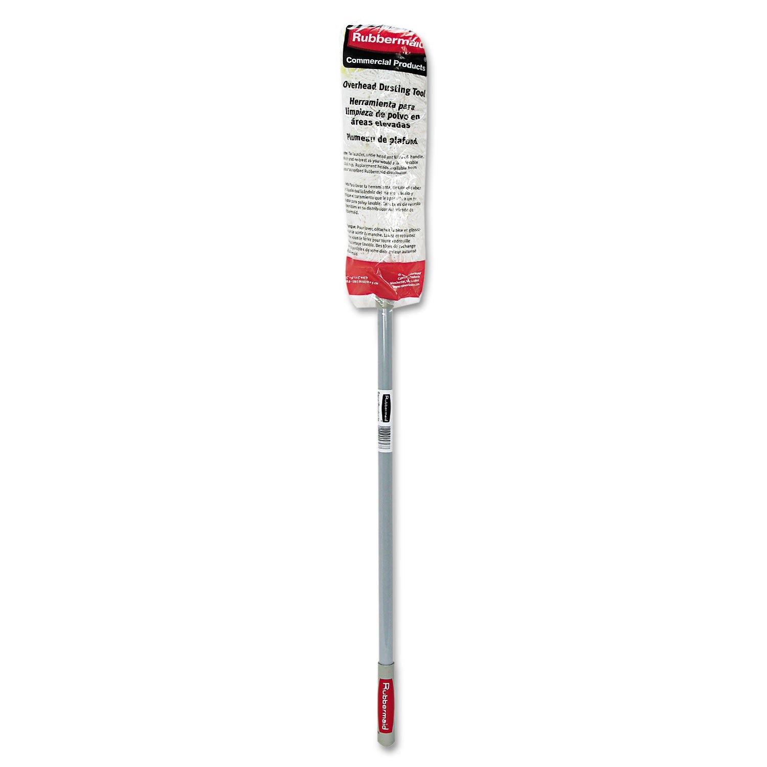HiDuster Overhead Duster with Straight Launderable Head, 51" Extension Handle -