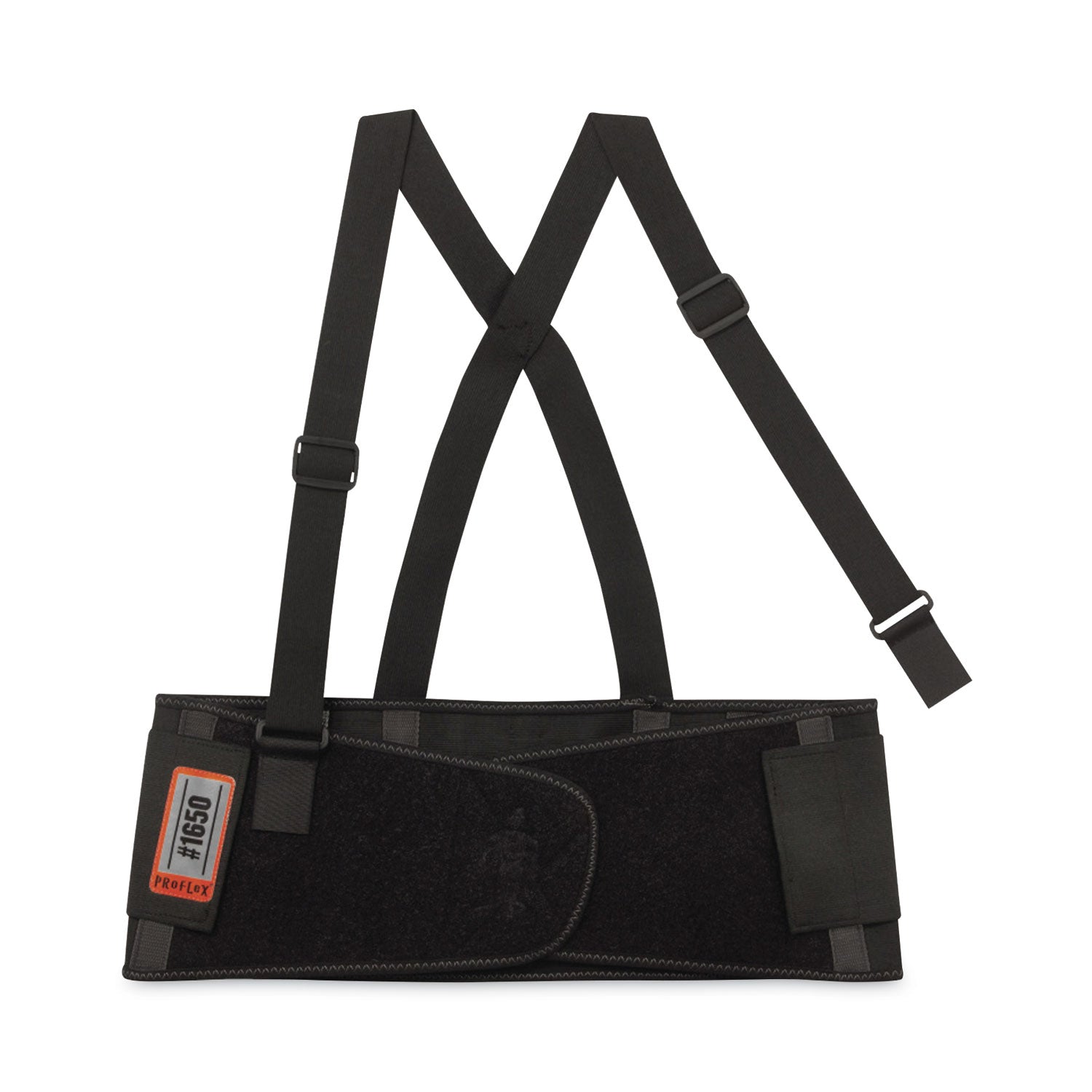 ProFlex 1650 Economy Elastic Back Support Brace, 3X-Large, 46" to 52" Waist, Black, Ships in 1-3 Business Days -