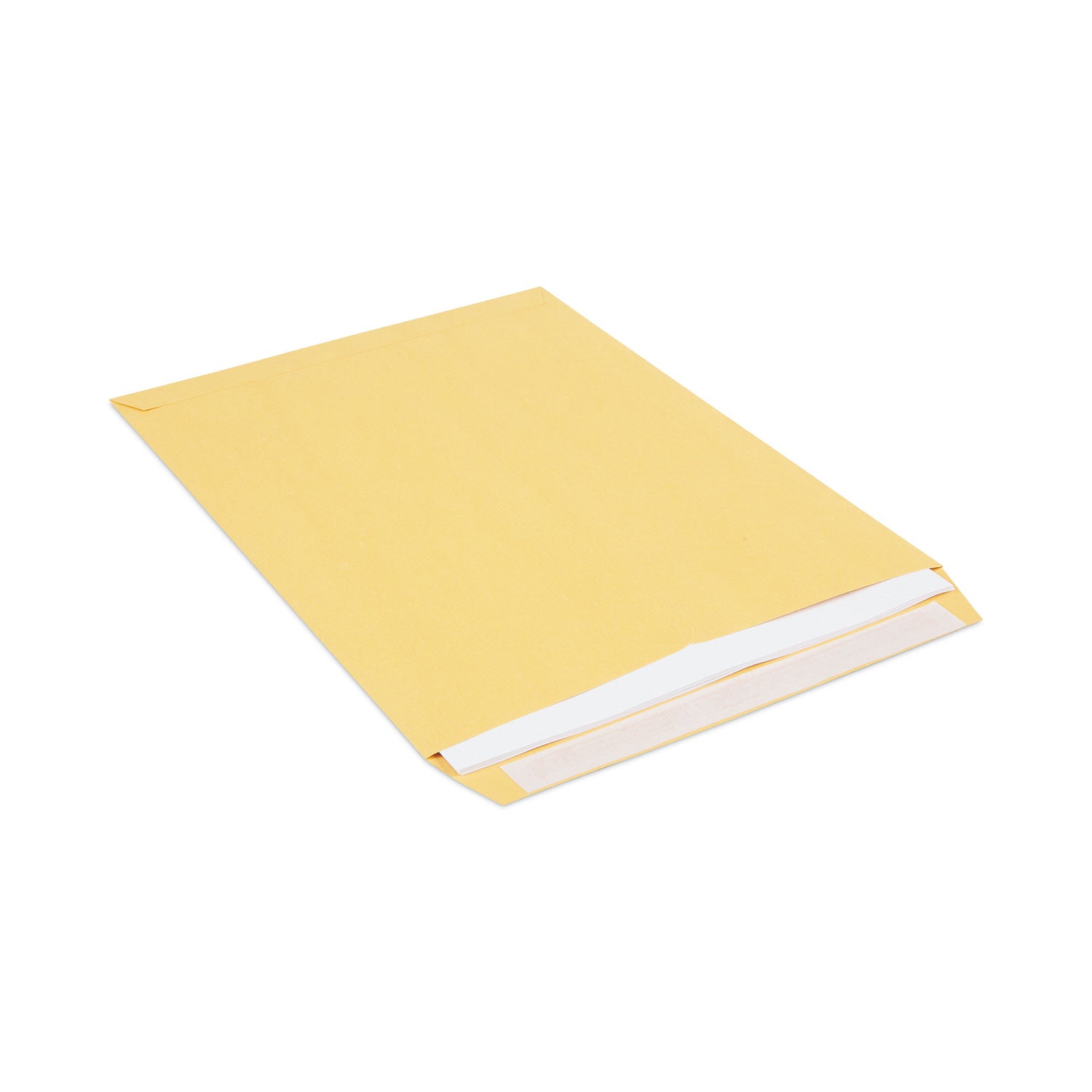 Peel Seal Strip Catalog Envelope, #10 1/2, Square Flap, Self-Adhesive Closure, 9 x 12, Natural Kraft, 100/Box -