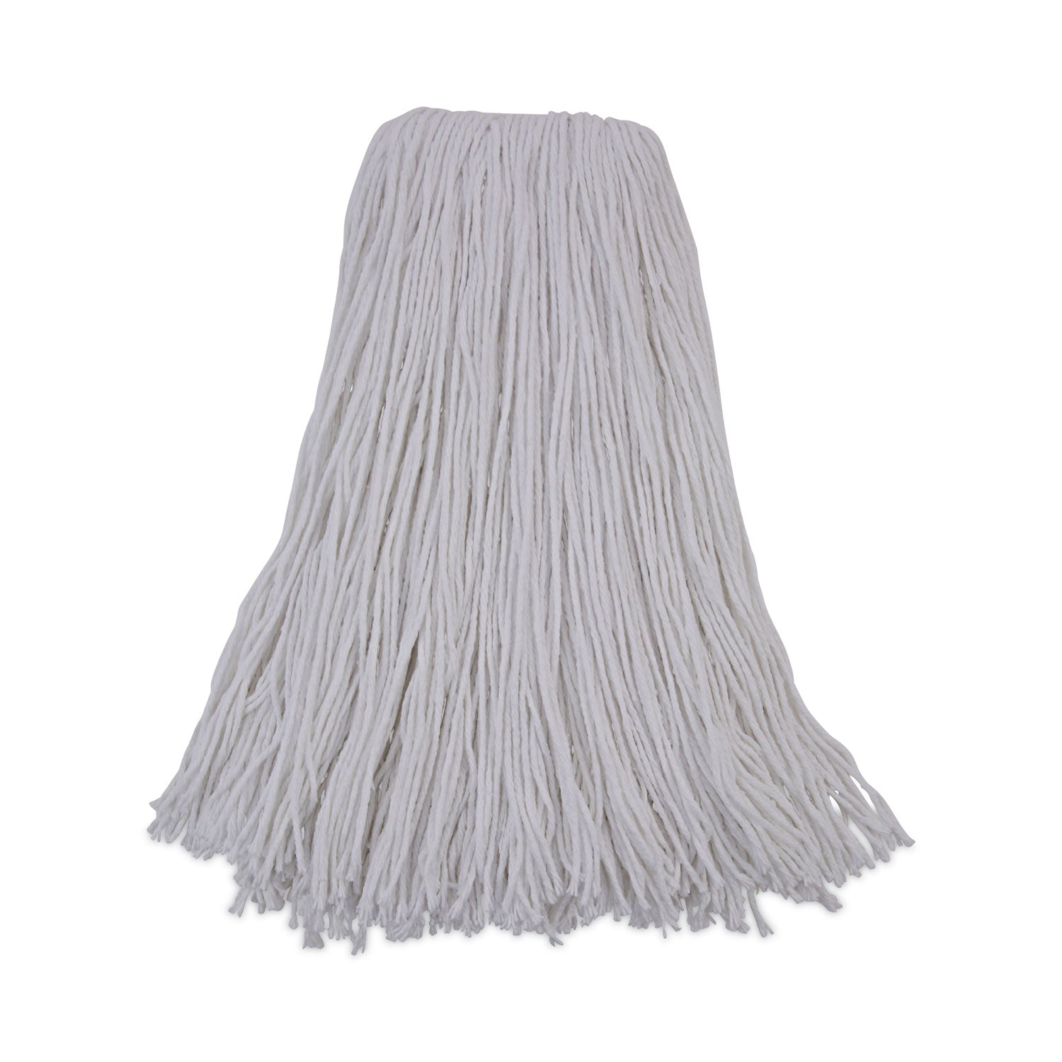 Mop Head, Premium Standard Head, Rayon Fiber, 32oz, White, 12/Carton -
