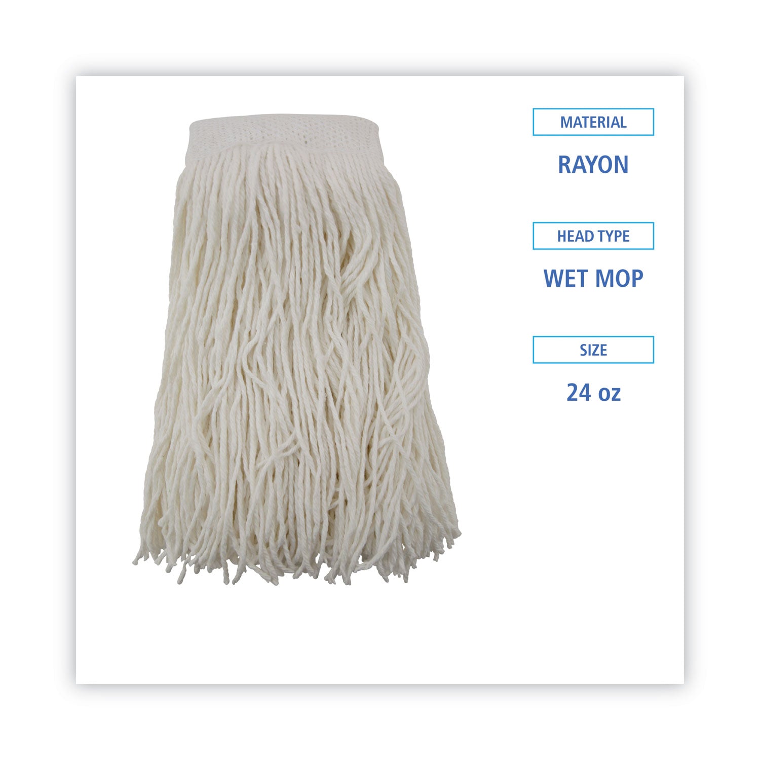 mop-head-premium-saddleback-head-rayon-fiber-24-oz-white-12-carton_bwk324r - 2