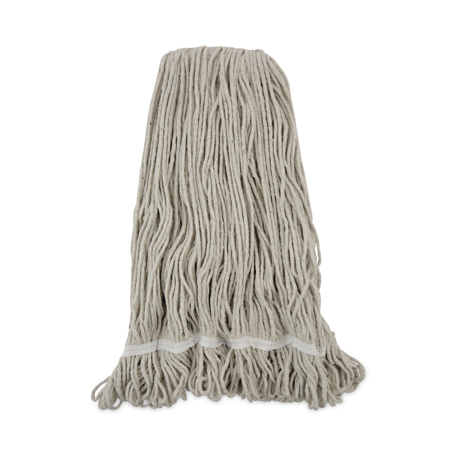 Pro Loop Web/Tailband Wet Mop Head, Cotton, 24oz, White, 12/Carton -