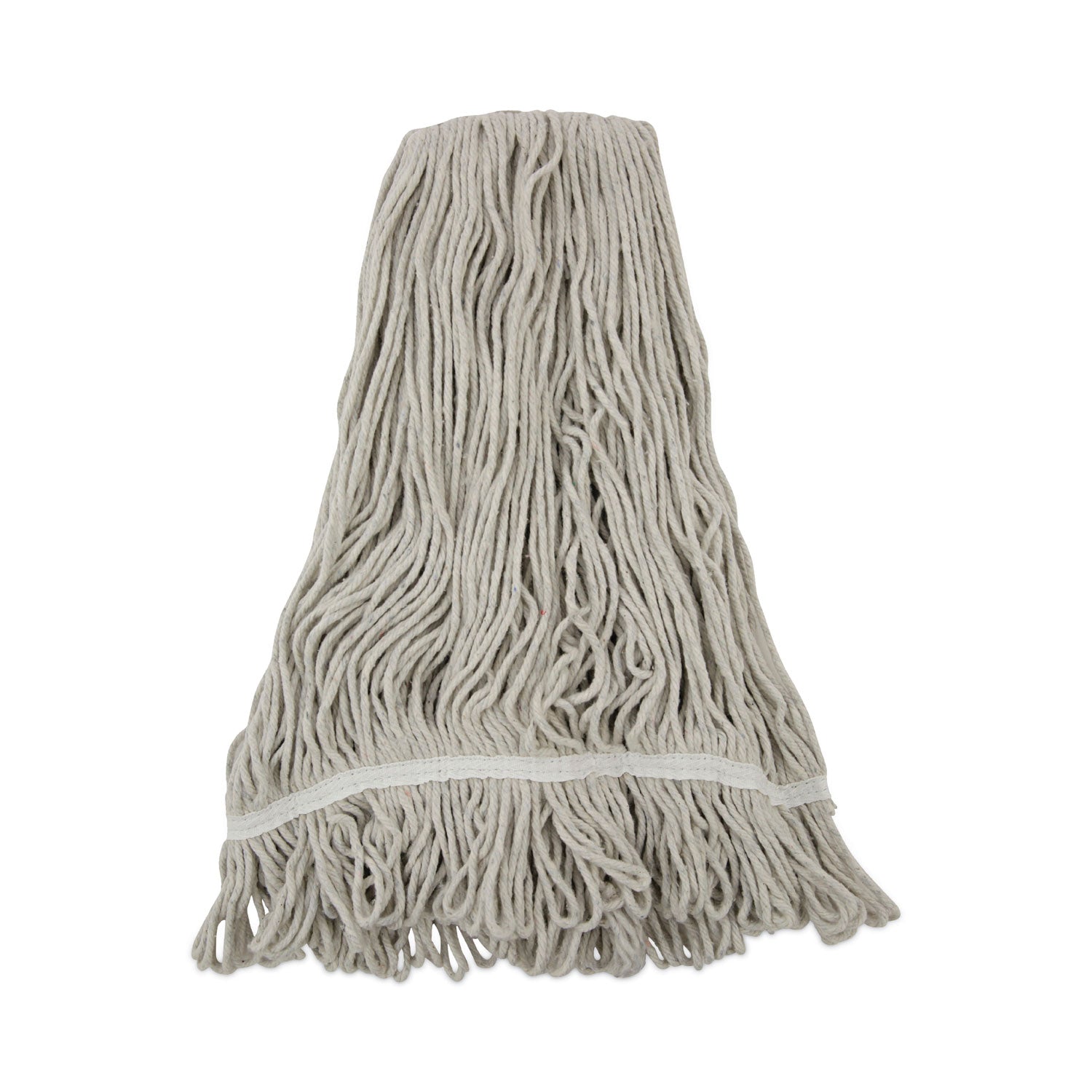Mop Head, Loop Web/Tailband, Value Standard, Cotton, No. 32, White, 12/Carton -
