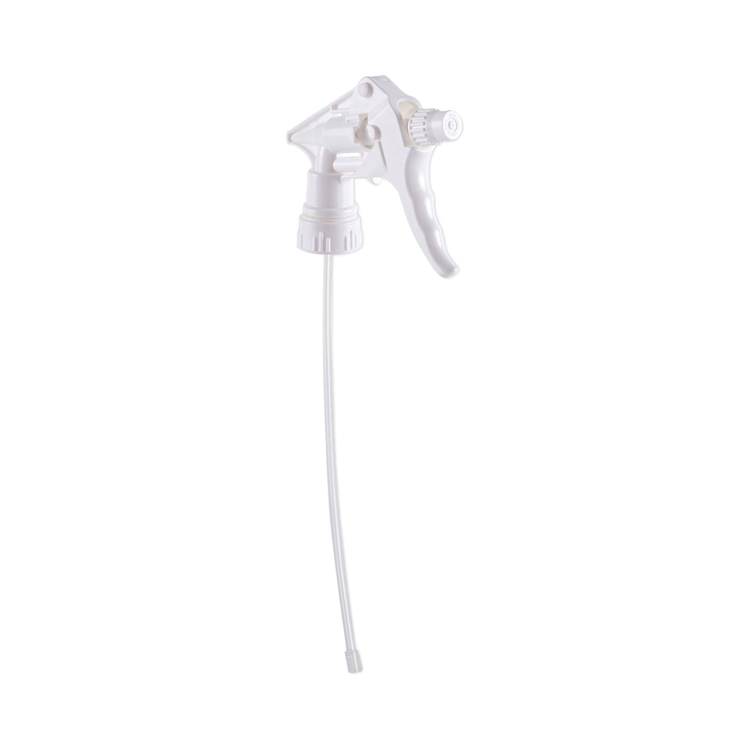 Trigger Sprayer 250, 8" Tube, Fits 16-24 oz Bottles, White, 24/Carton -