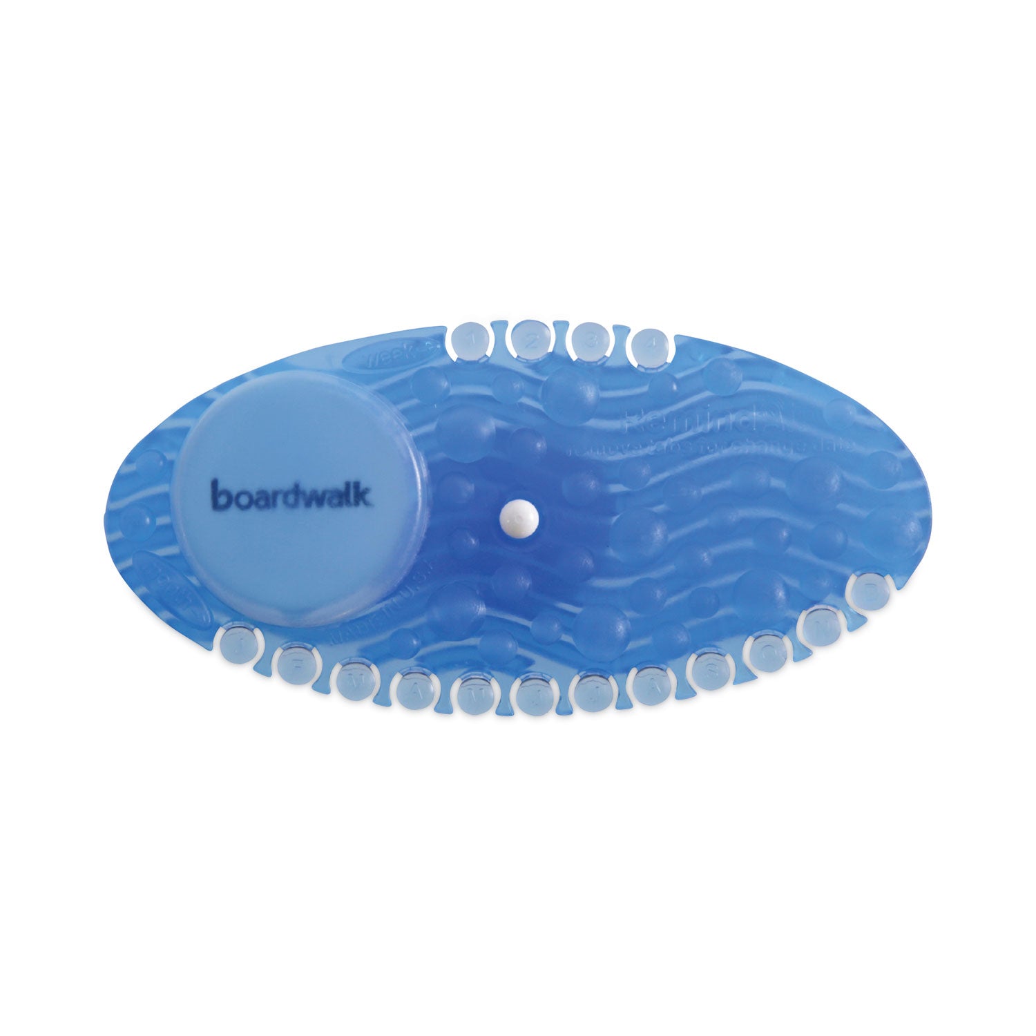 Curve Air Freshener, Cotton Blossom, Solid, Blue, 10/Box -