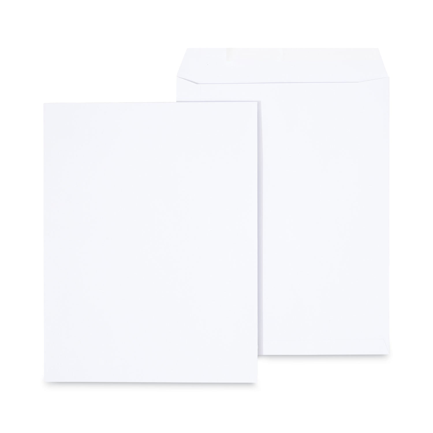 Peel Seal Strip Catalog Envelope, #13 1/2, Square Flap, Self-Adhesive Closure, 10 x 13, White, 100/Box -
