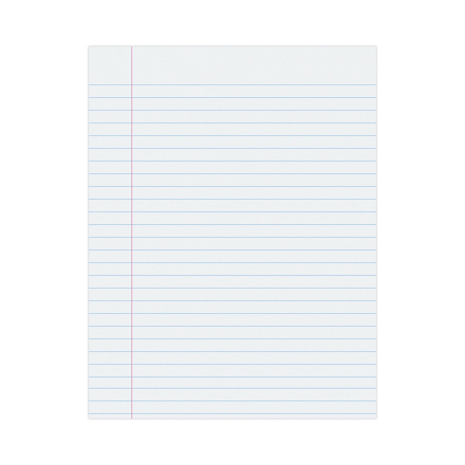 Composition Paper, 8.5 x 11, Wide/Legal Rule, 500/Pack -