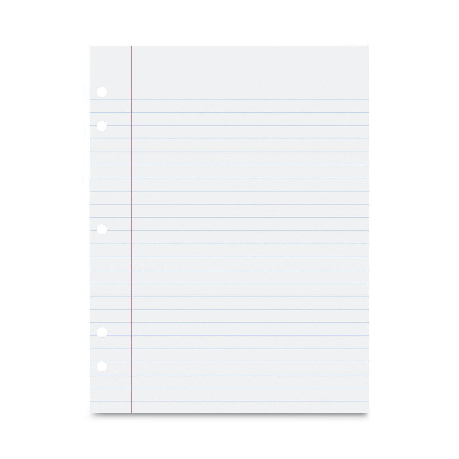 Composition Paper, 5-Hole, 8 x 10.5, Wide/Legal Rule, 500/Pack -