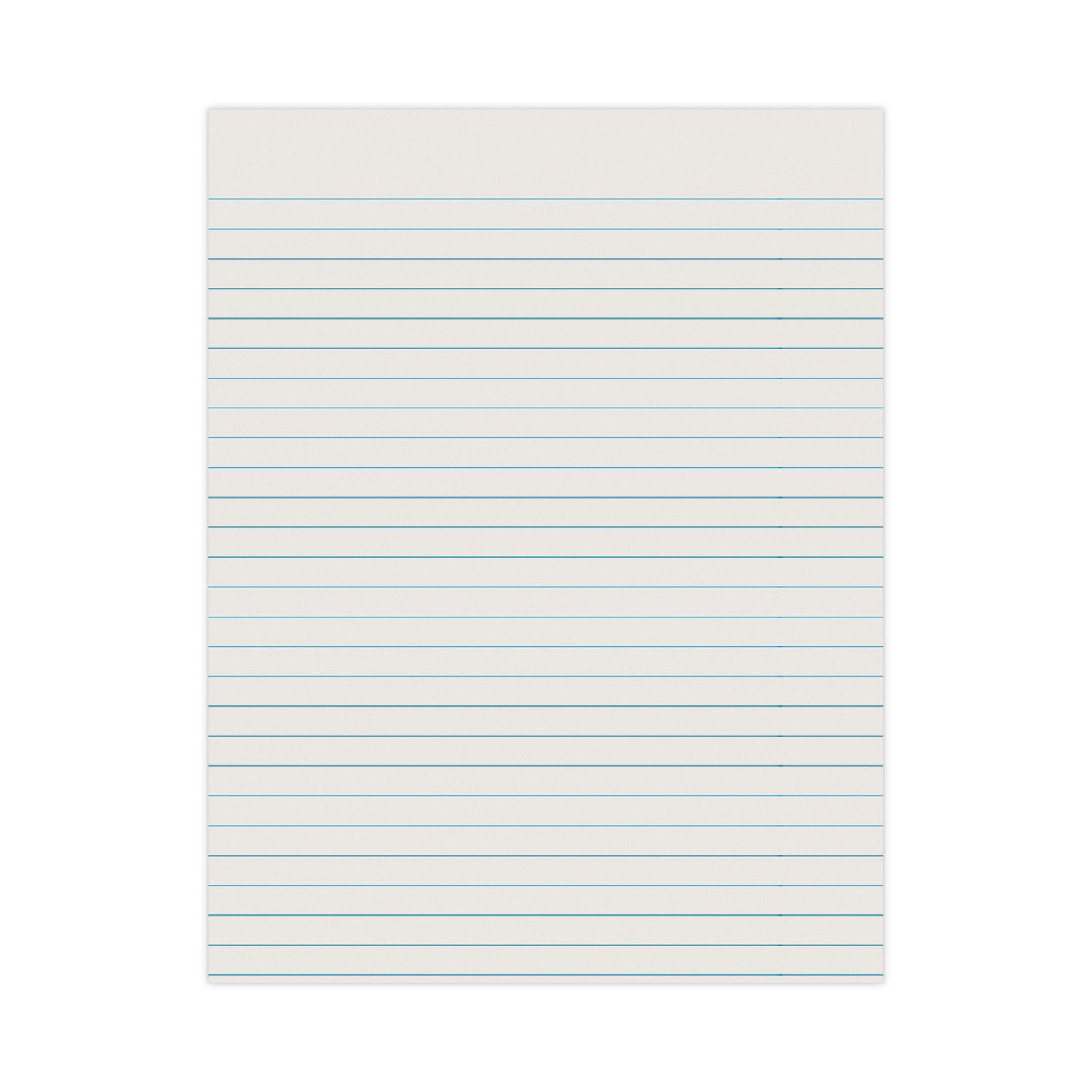 Ruled Newsprint Paper, 3/8" Short Rule, 8.5 x 11, 500/Pack -