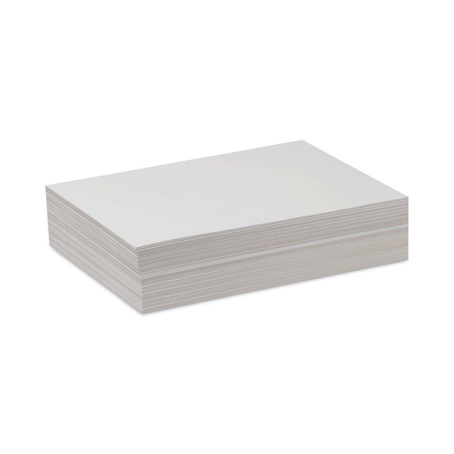 White Drawing Paper, 47 lb Text Weight, 9 x 12, Pure White, 500/Ream -