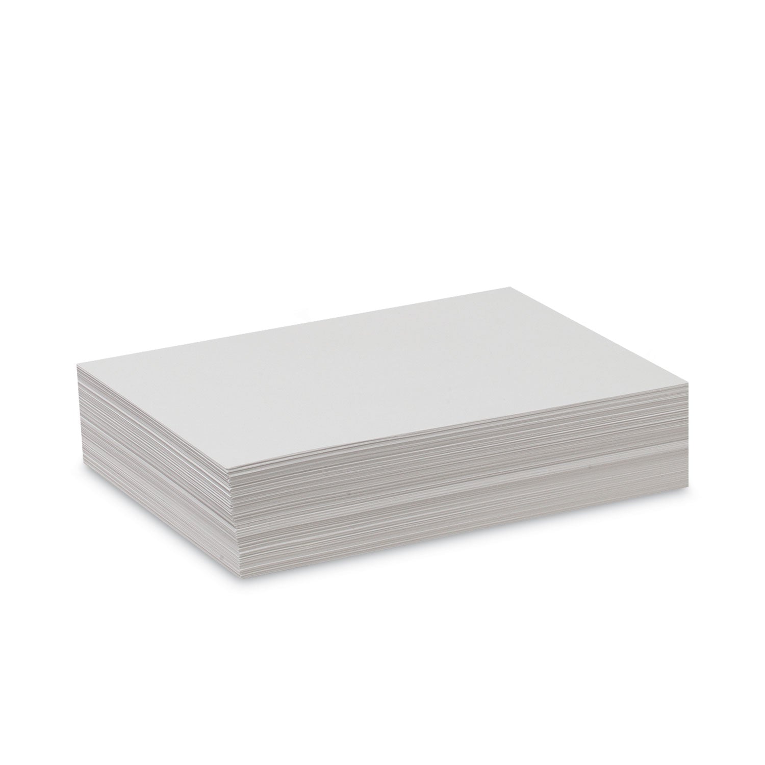 White Drawing Paper, 78 lb Text Weight, 12 x 18, Pure White, 500/Ream -