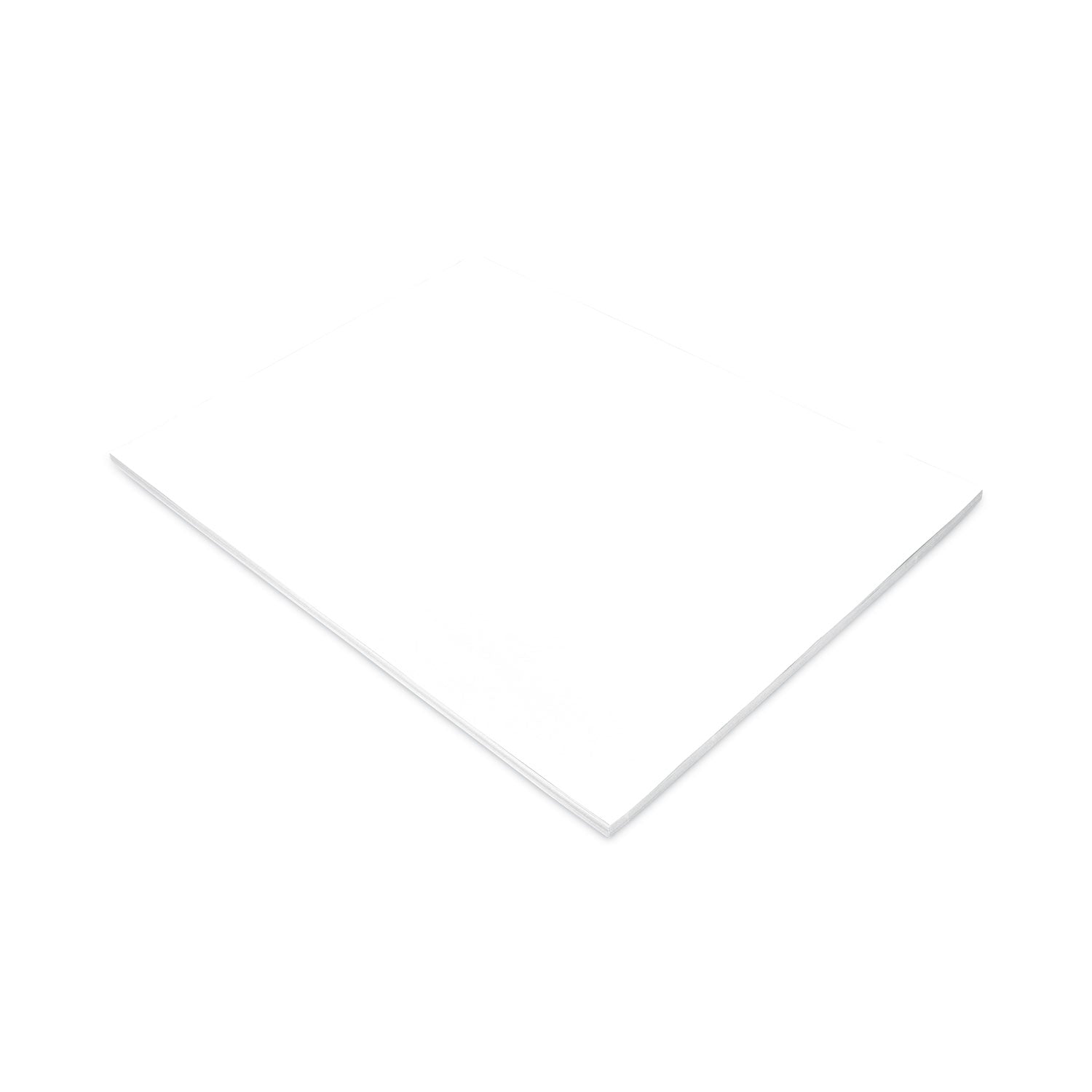 Tru-Ray Construction Paper, 76 lb Text Weight, 18 x 24, White, 50/Pack -