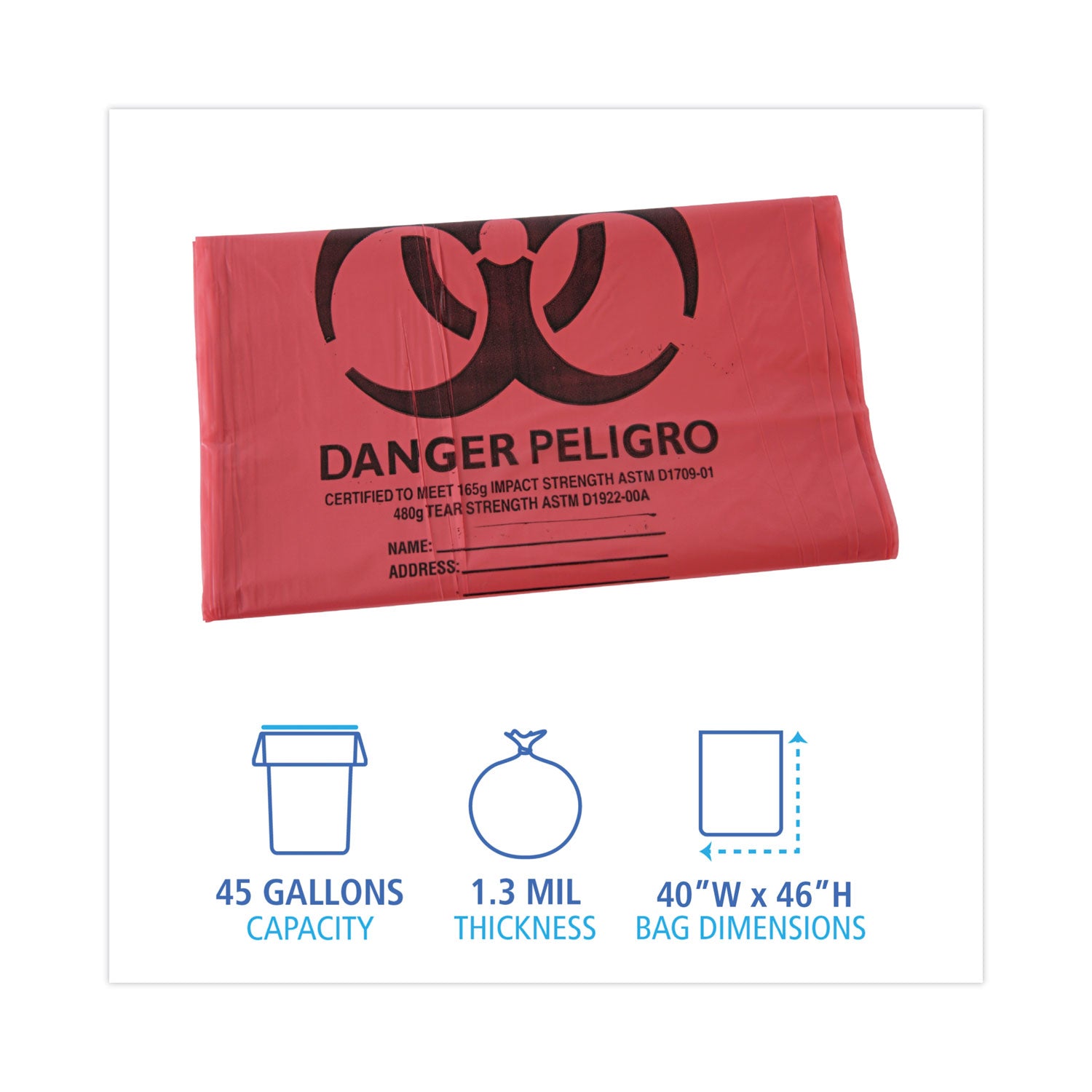 linear-low-density-health-care-trash-can-liners-45-gal-13-mil-40-x-46-red-100-carton_bwkiw4046r - 2
