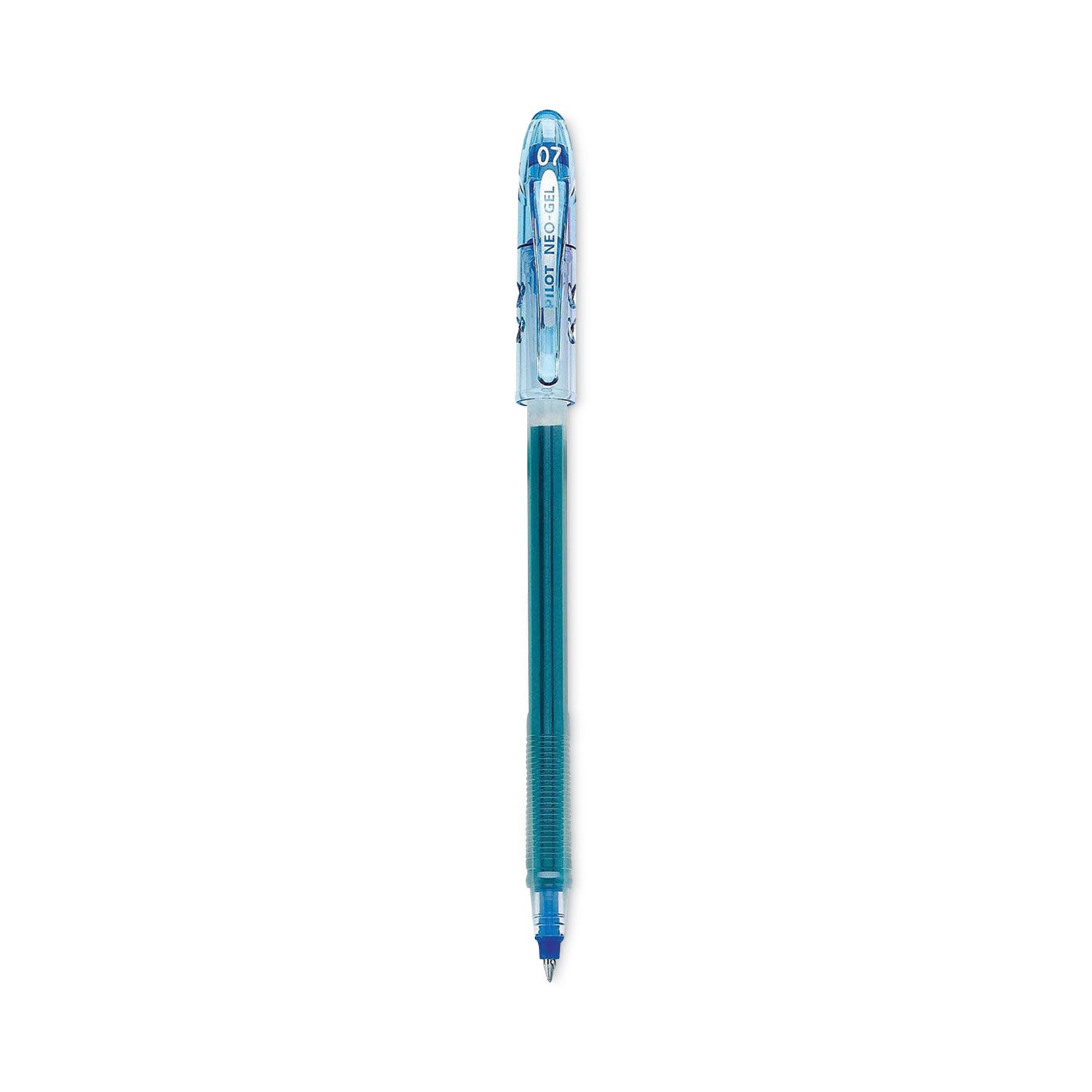 Neo-Gel Gel Pen, Stick, Fine 0.7 mm, Blue Ink, Translucent Blue Barrel, 48/Pack - 1