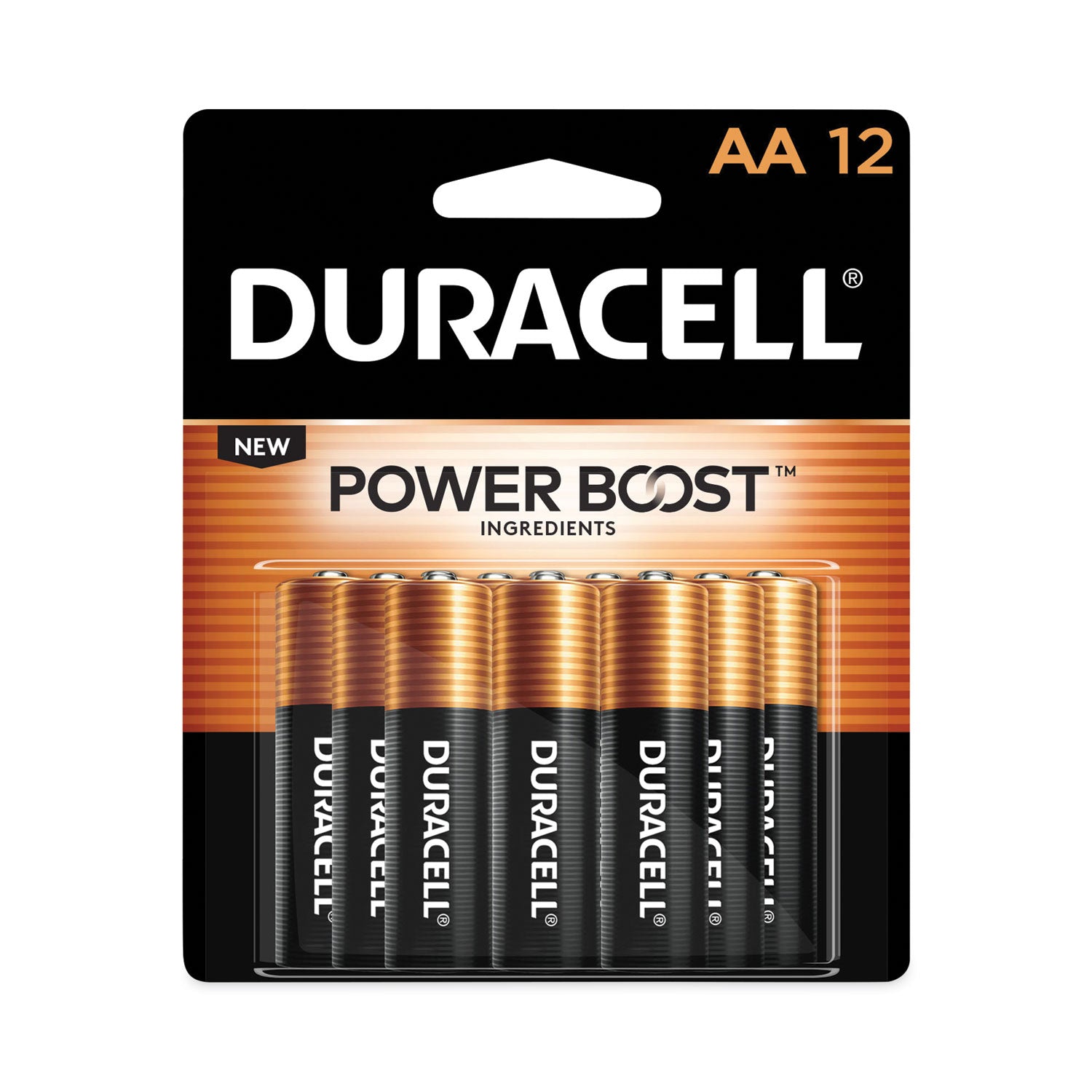 Power Boost CopperTop Alkaline AA Batteries, 12/Pack -