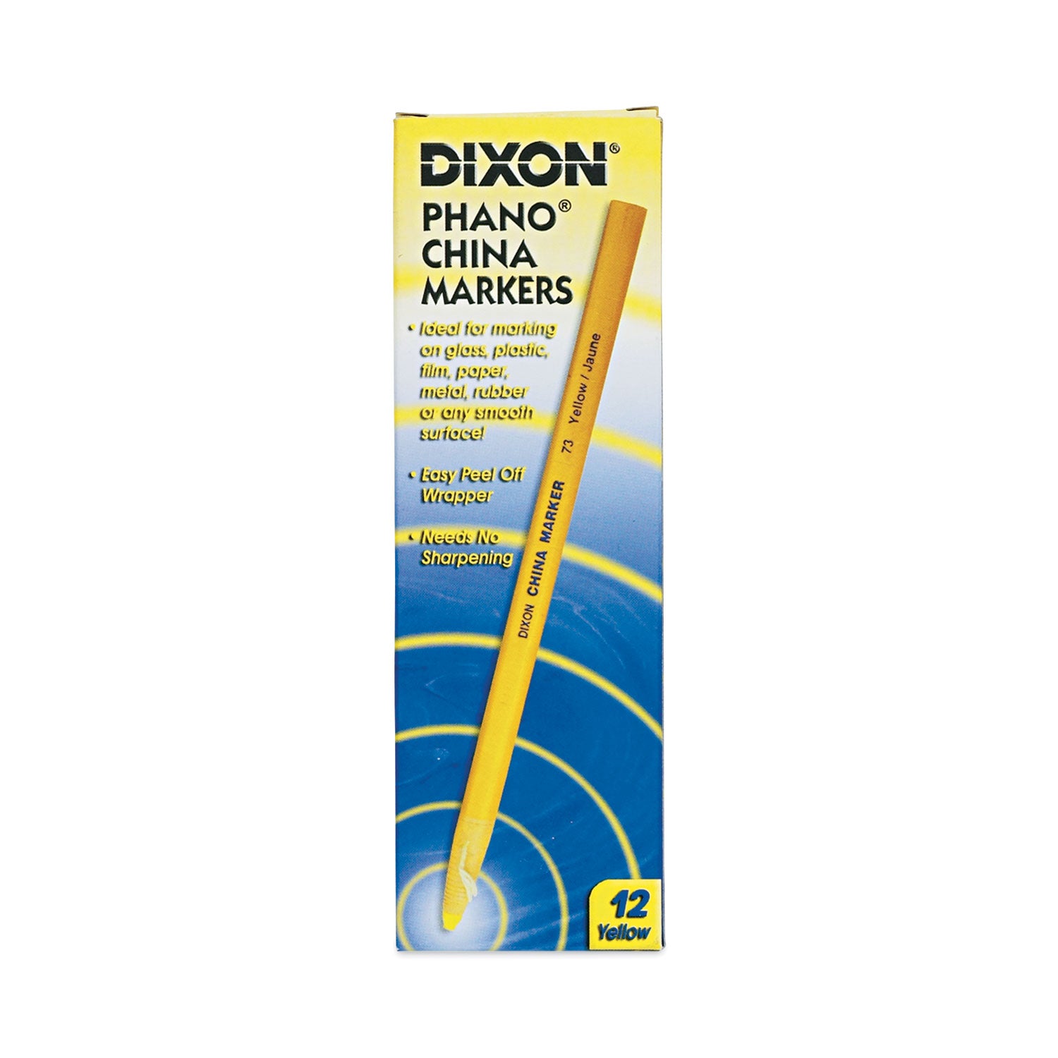 China Marker, Yellow, Dozen -