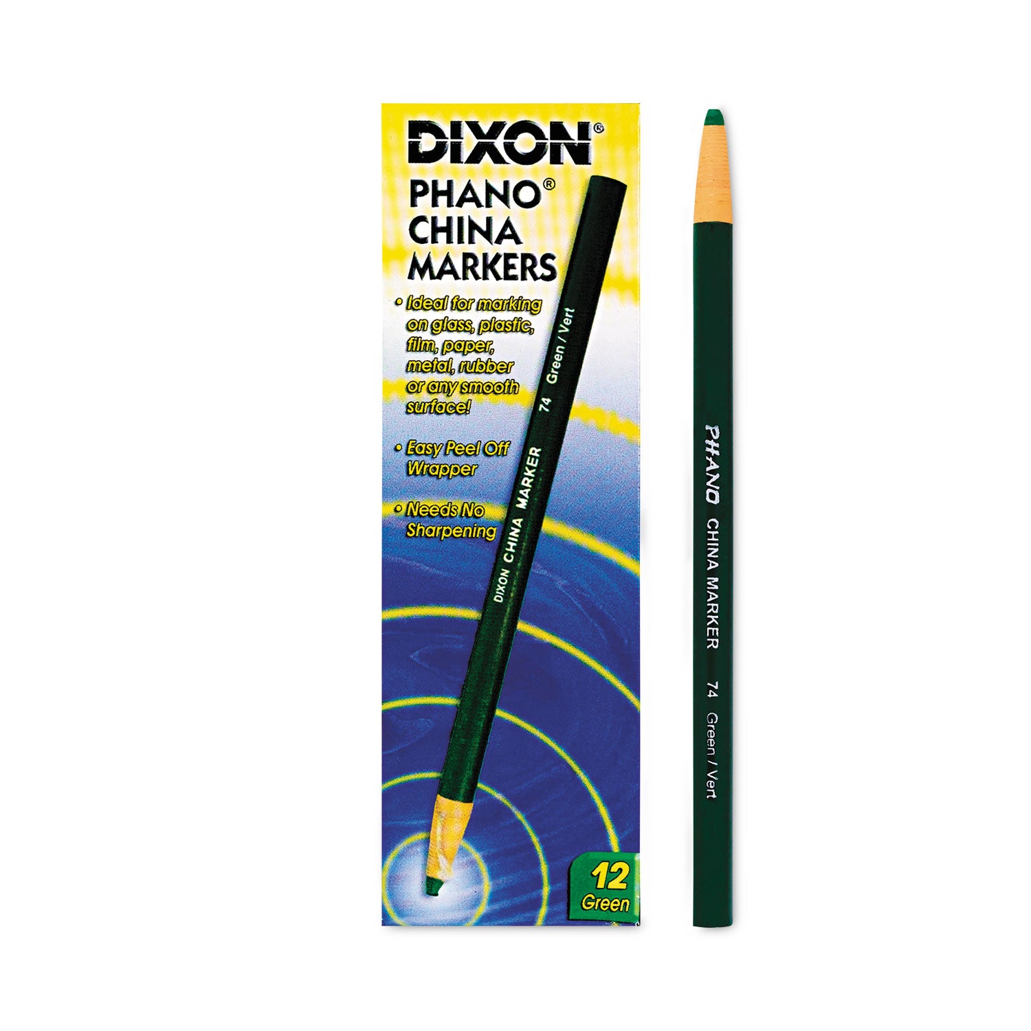 China Marker, Green, Dozen -