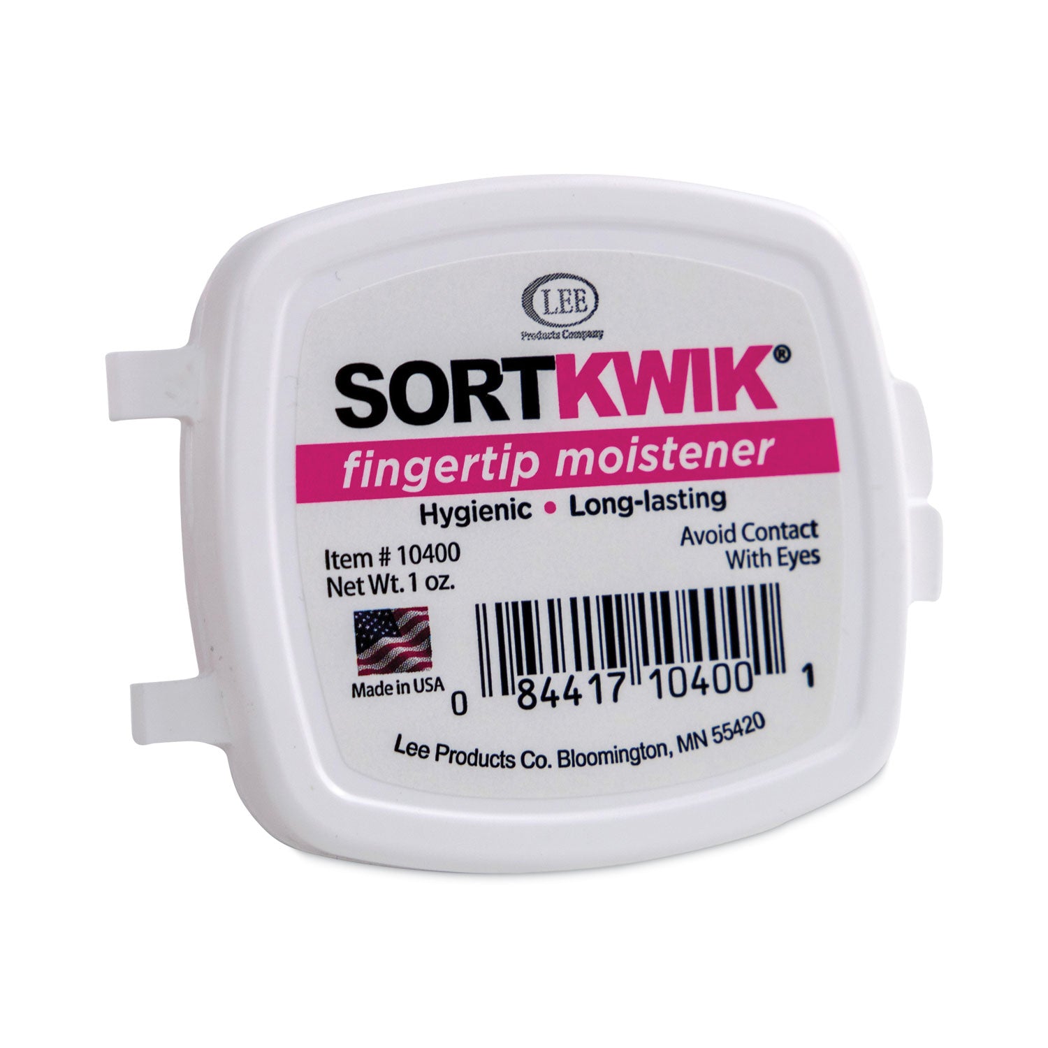 Sortkwik Fingertip Moisteners, 1 oz, Pink -