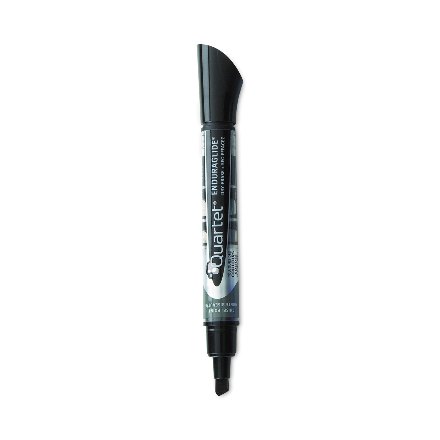 EnduraGlide Dry Erase Marker, Broad Chisel Tip, Black, Dozen -