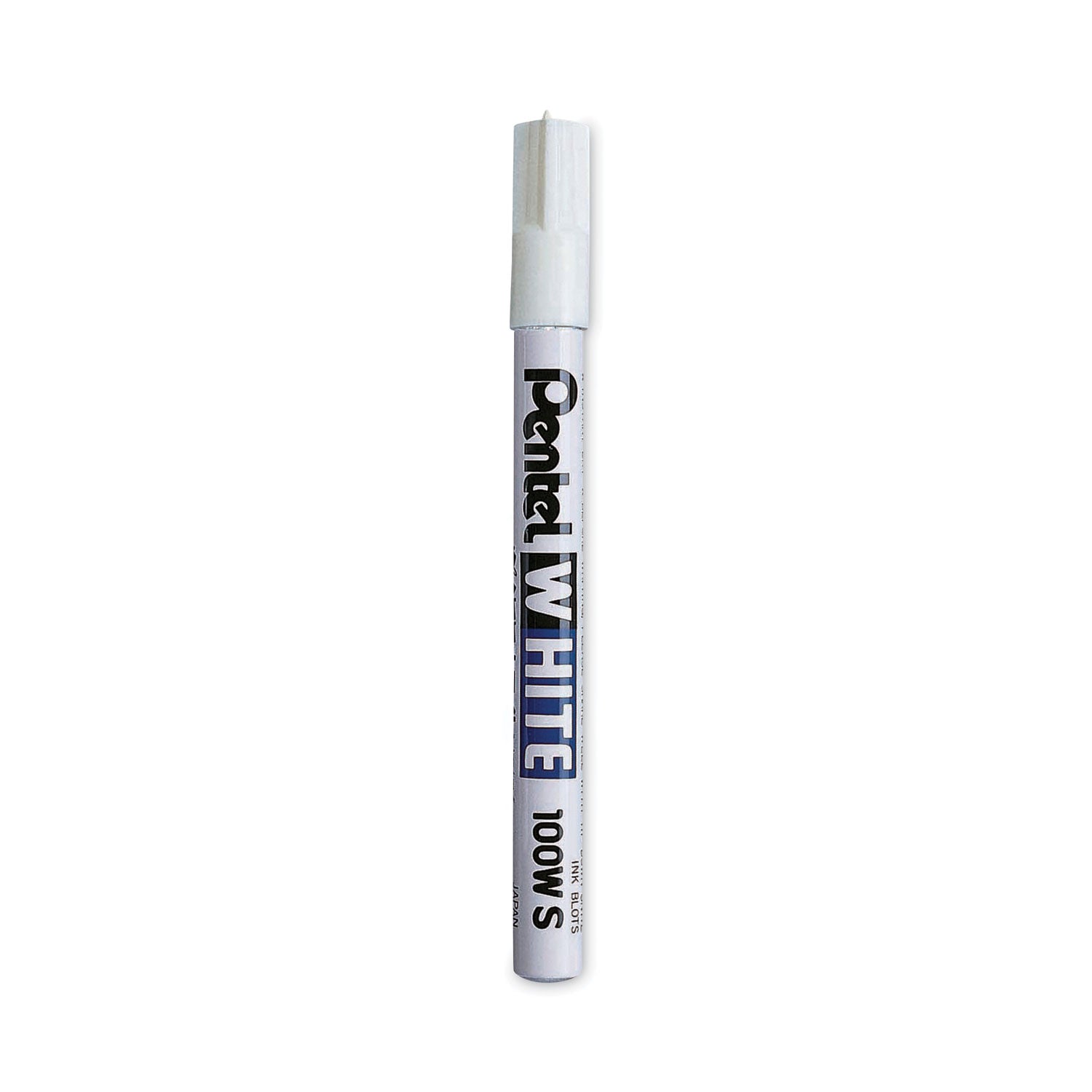 White Permanent Marker, Fine Bullet Tip, White -