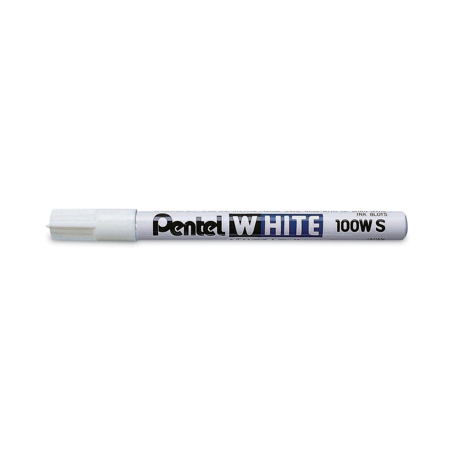 White Permanent Marker, Fine Bullet Tip, White -