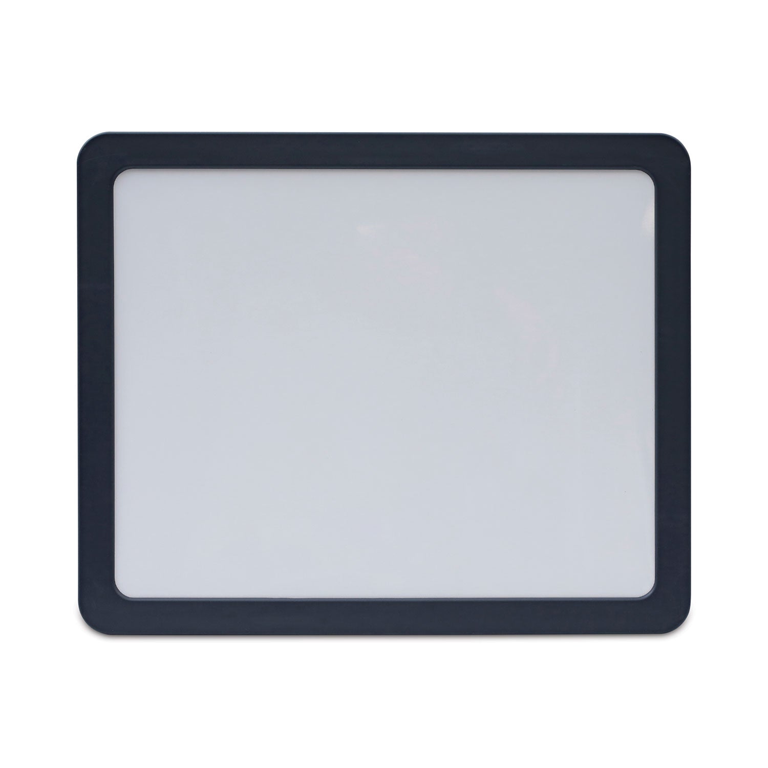 Recycled Cubicle Dry Erase Board, 15.88 x 12.88, White Surface, Charcoal Plastic Frame -